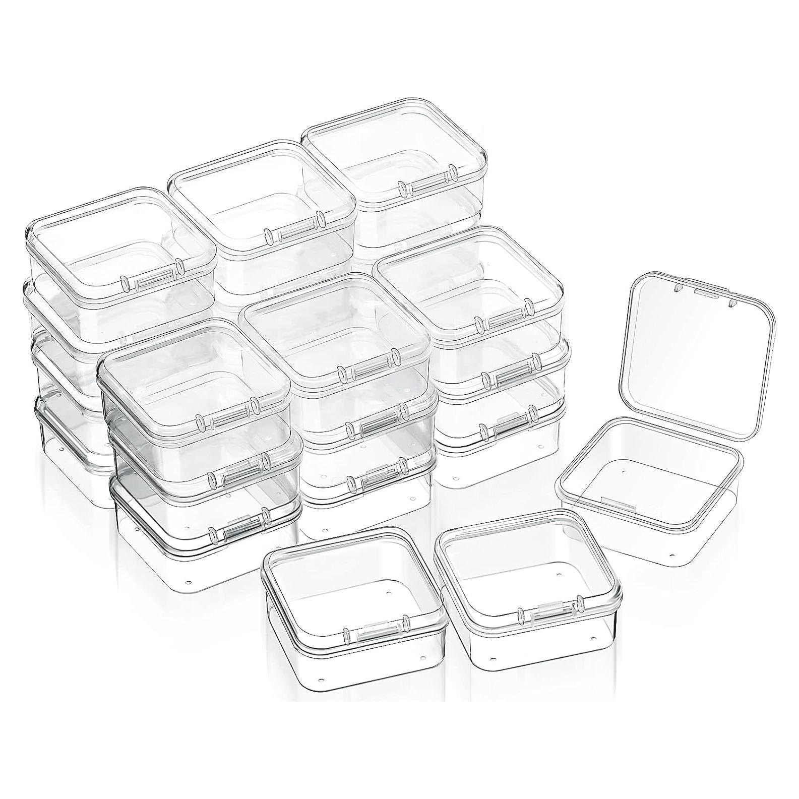 Contenedores de Plástico SATINIOR 24 Paquetes 4.3x4.3 cm