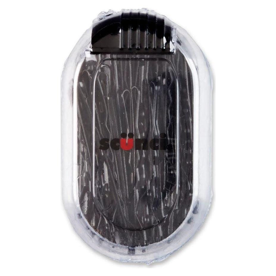 Pinzas para el cabello Scunci - Estuche negro 80 piezas