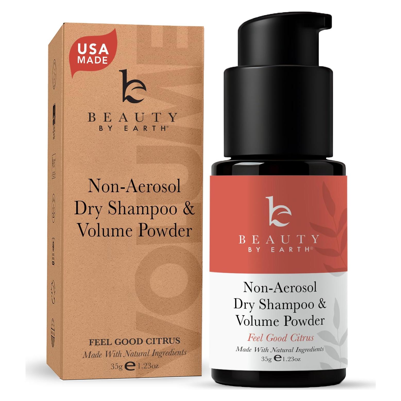 Polvo de Champú Seco Beauty by Earth 34.9g - Voluminizador