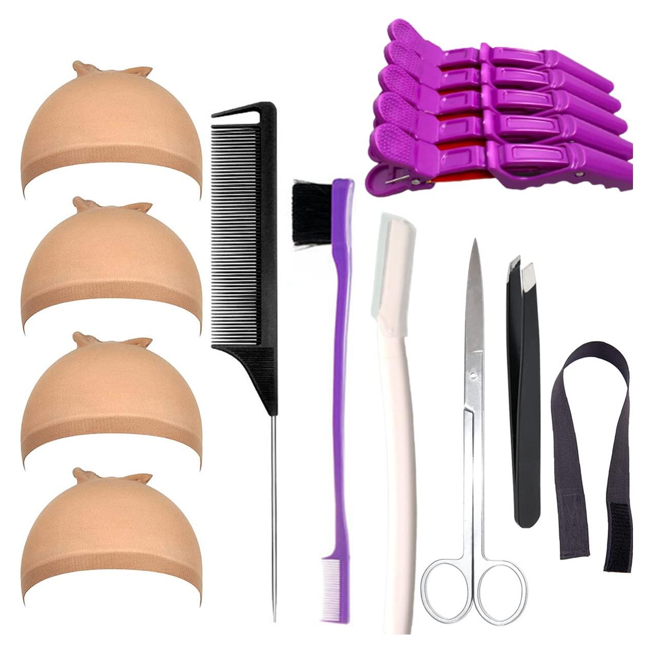 Kit de Pelucas Miaubaa 9 Piezas para Frente de Encaje