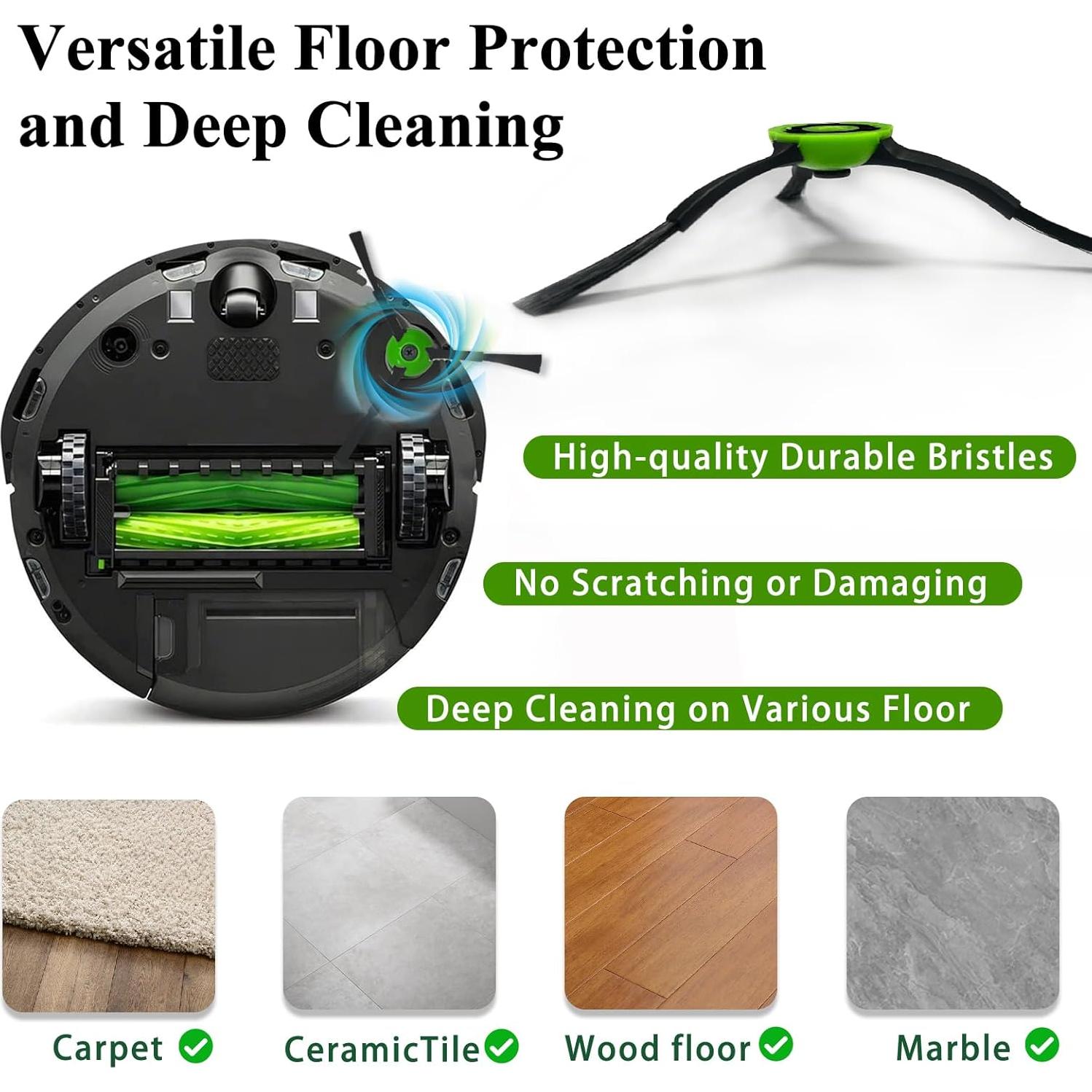 10 Cepillos Laterales Repuesto Soniicmomo para iRobot Roomba