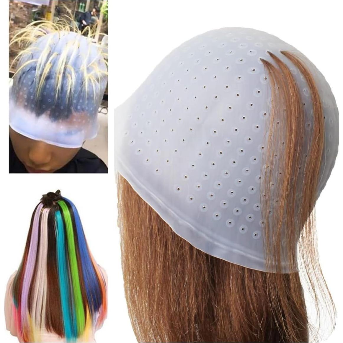 Kit de Tinte para Cabello UJ-04 Blanco con Brocha y Tazón