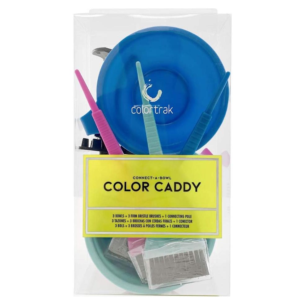 Caddy Colortrak para Tinte de Cabello con 3 Bowls y Pinceles
