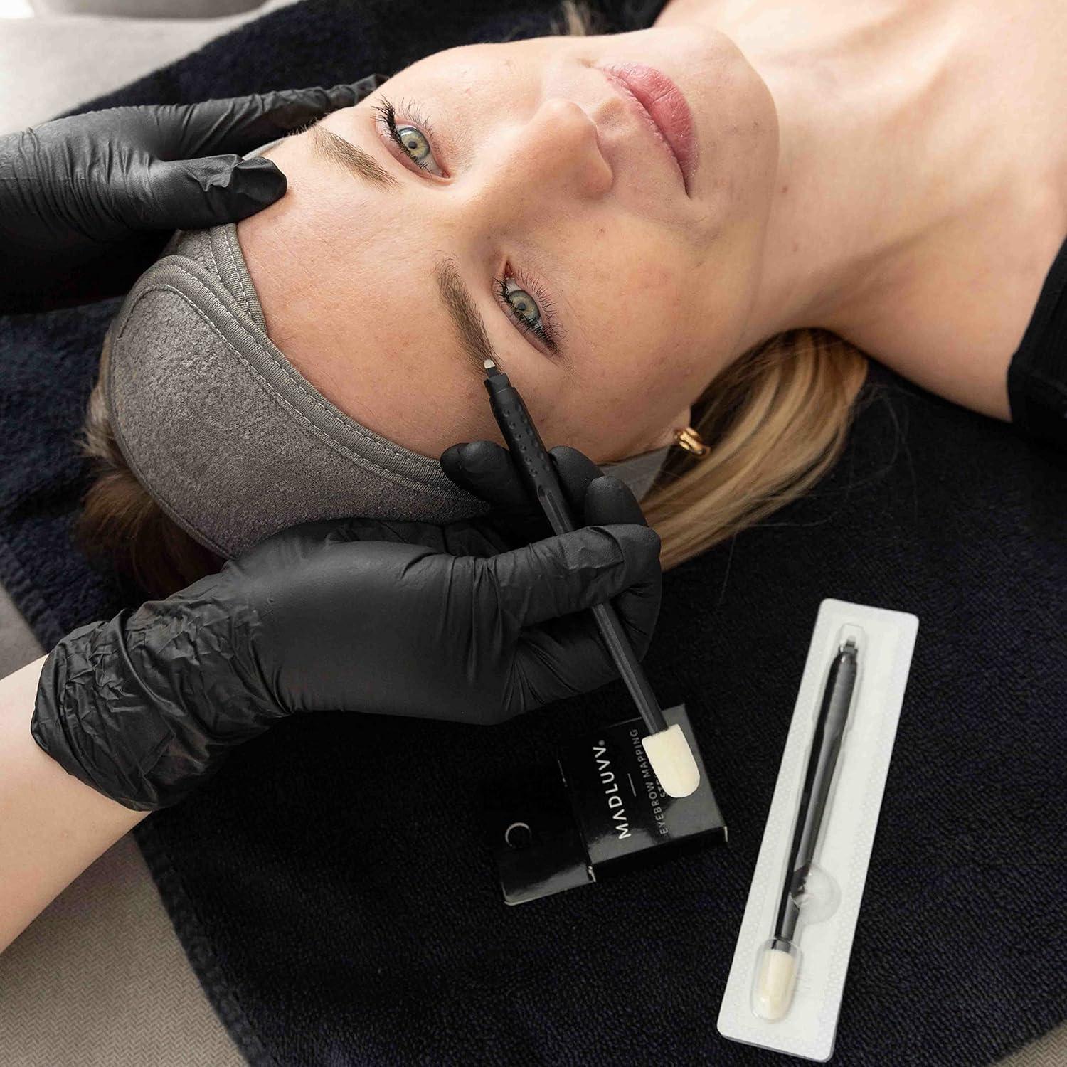 Guantes de Nitrilo Sin Polvo Framar Medianos 30 cm - Paquete de 100