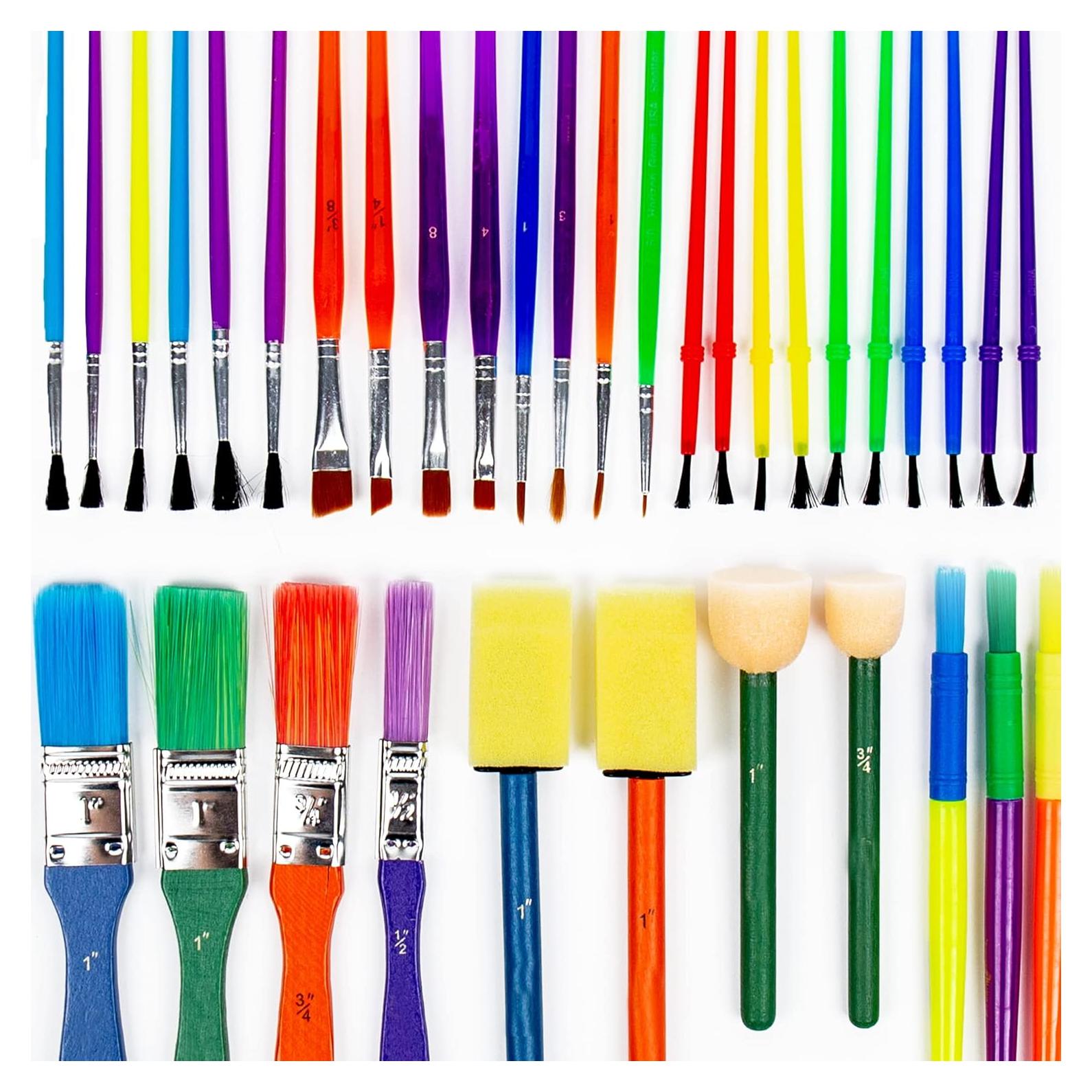 Paquete de 35 Pinceles de Pintura Horizon Group USA - Multicolor