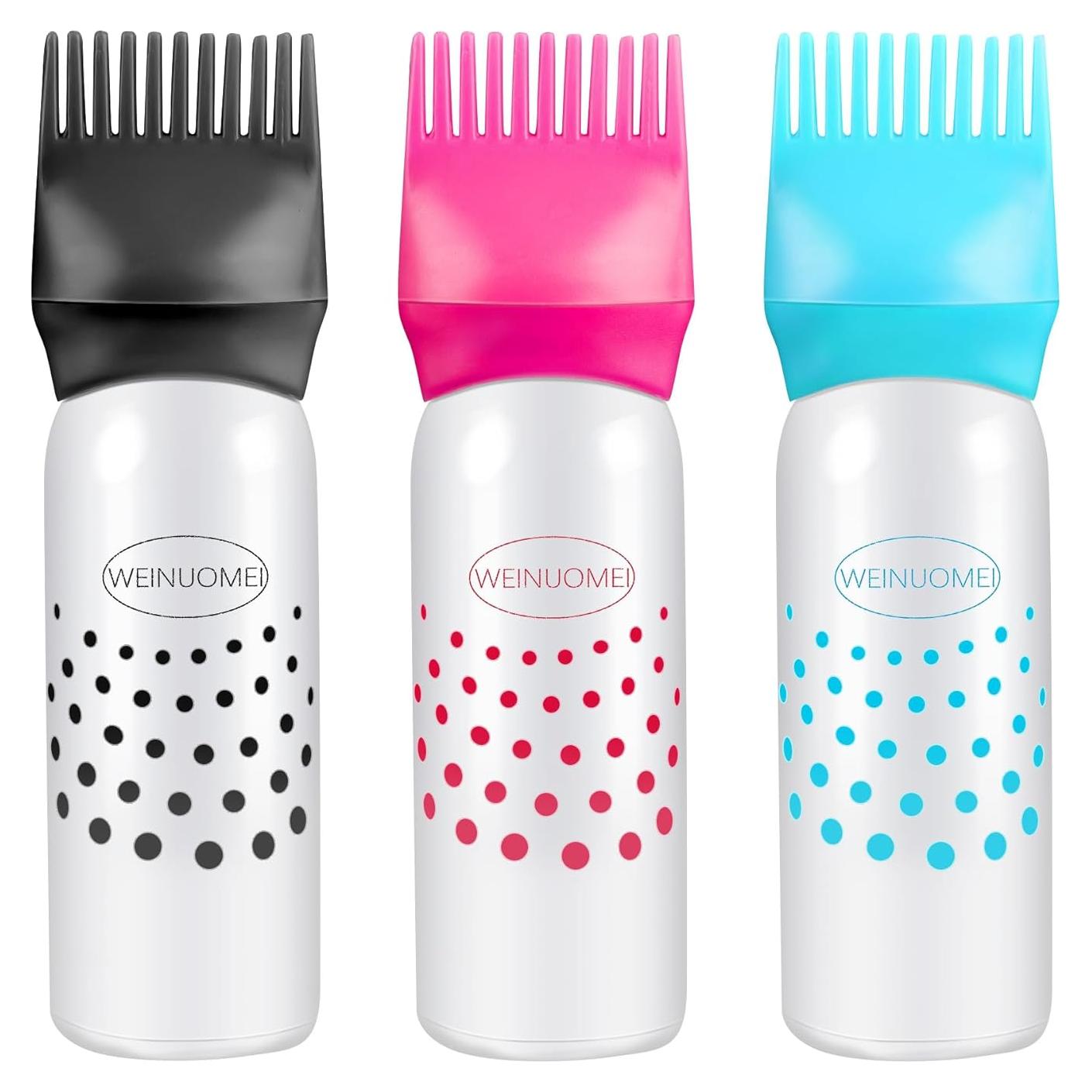 Framendino 3 Pack Botellas Aplicadoras de Tinte 170 g