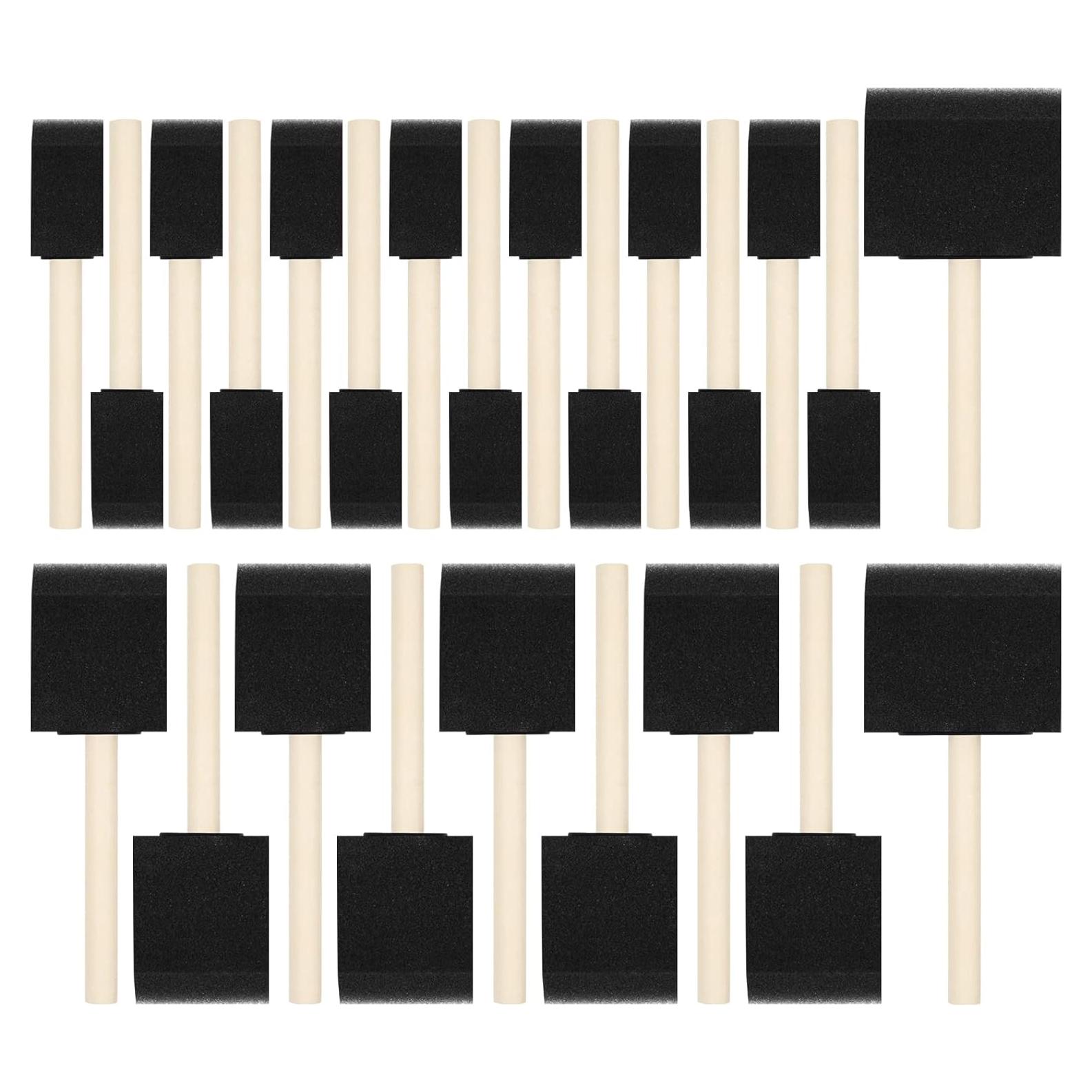 Kit de 24 Brochas de Pintura de Espuma Phinus - 2.54 a 7.62 cm