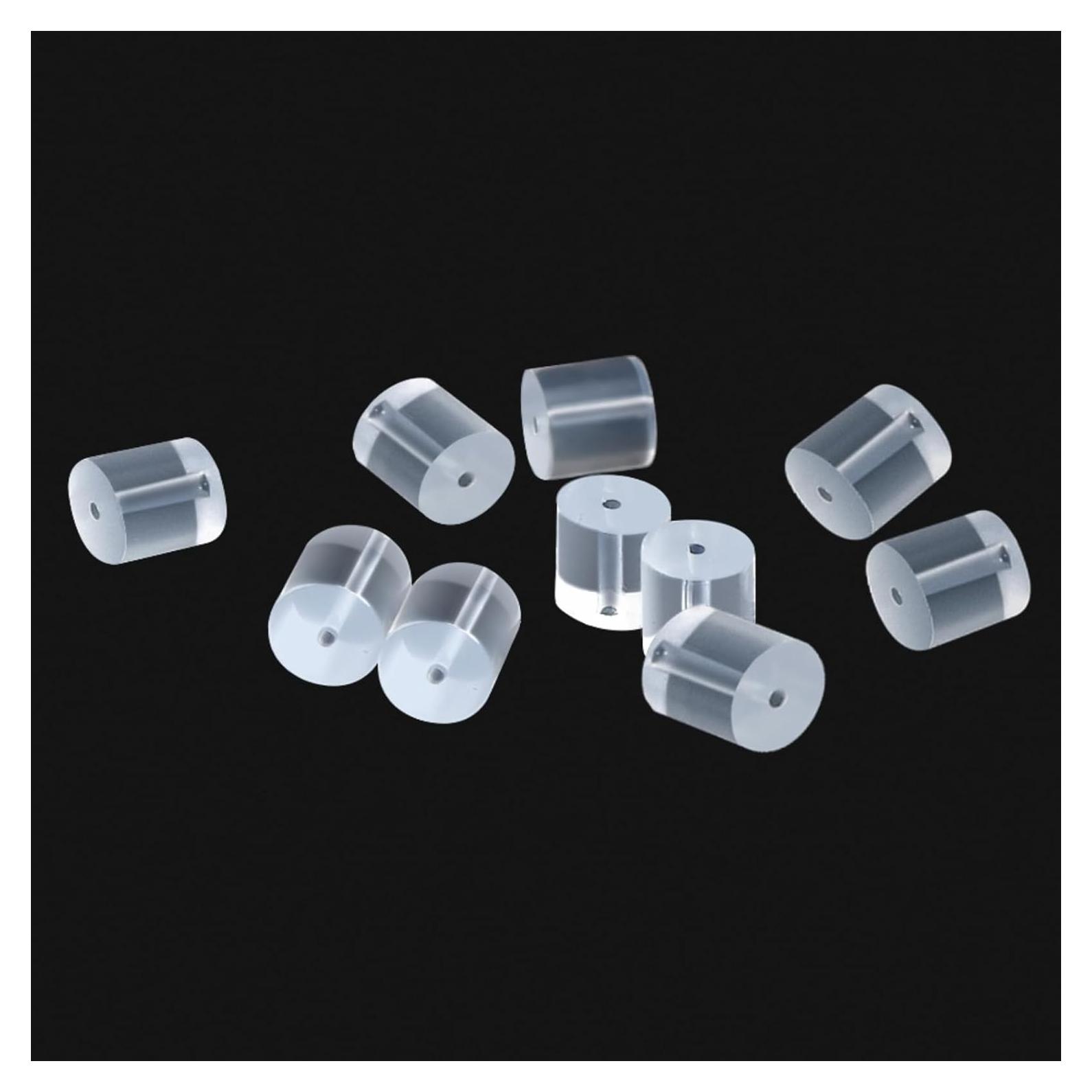 Frenos de Aretes KASBEE 200PCS Silicona Hipoalergénicos