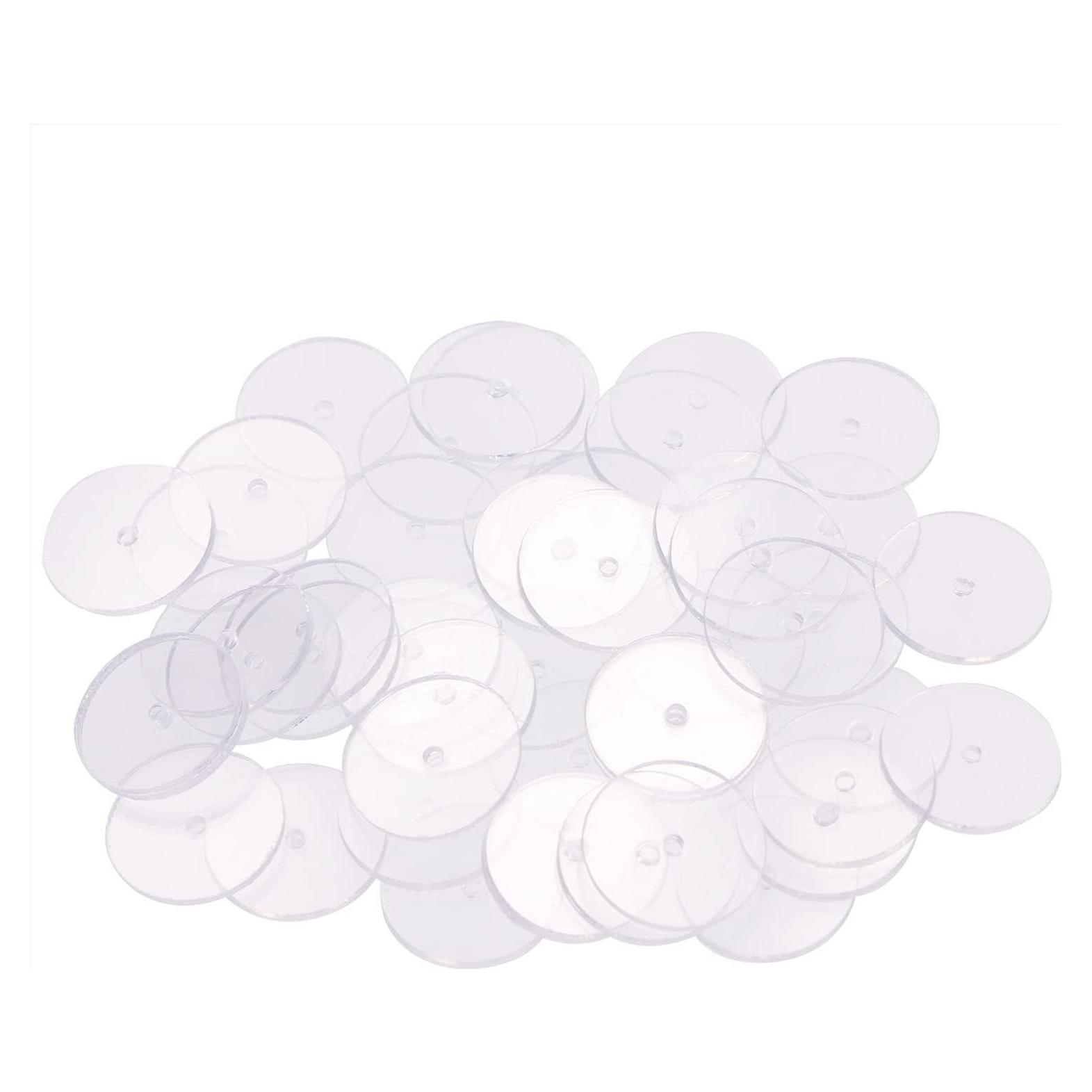 Almohadillas Discos Transparentes Penta Angel 50 Pcs 10mm