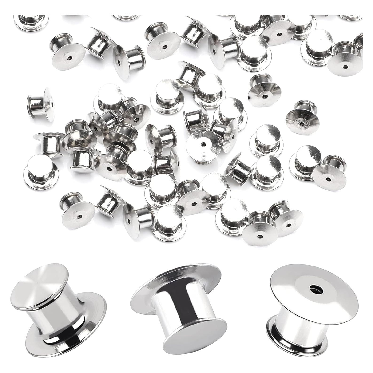 30 Sujetadores de Pin Metálicos DECYOOL Cobre Niquelado