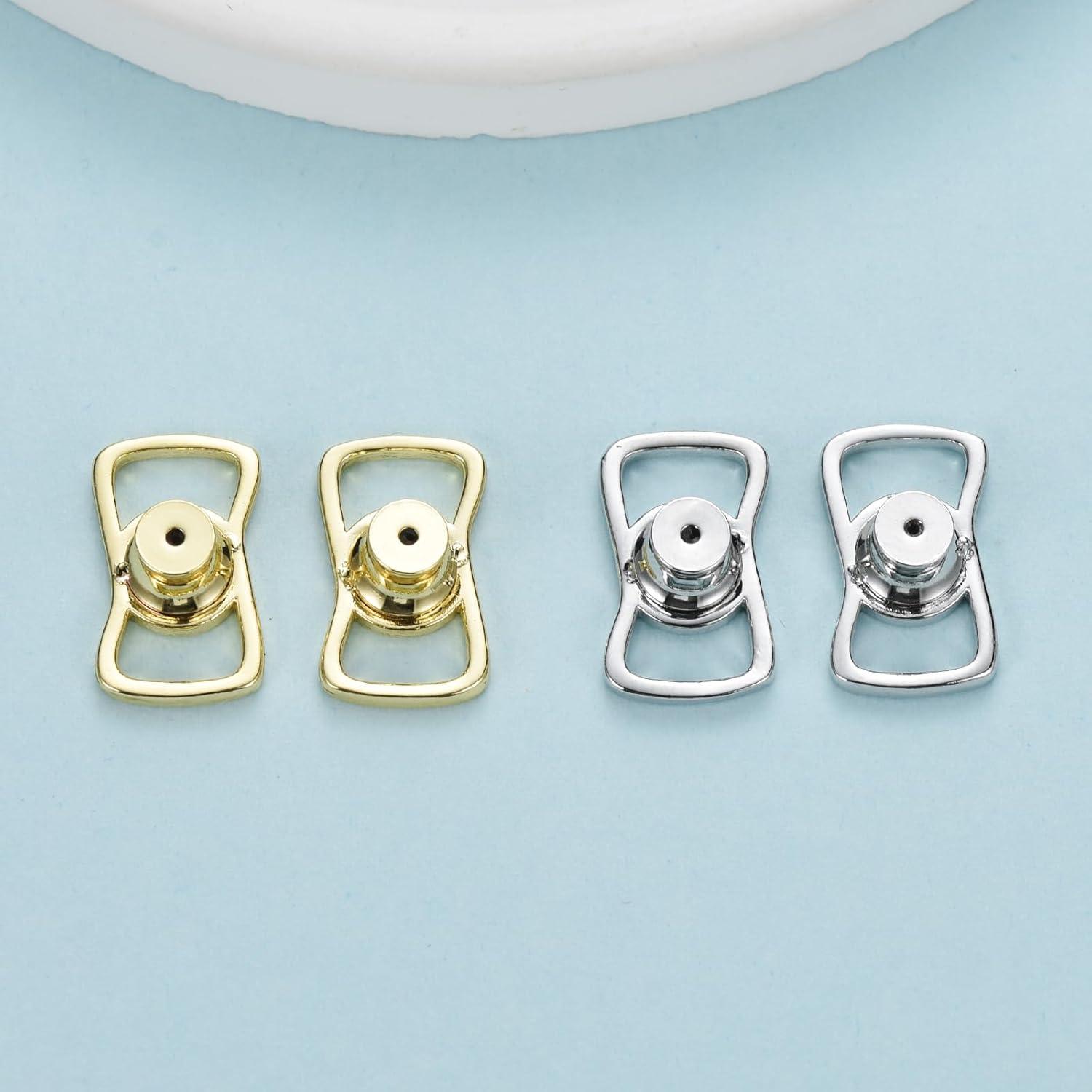 Resortes Elevadores para Pendientes JIACHARMED 4PCS Hipoalergénicos