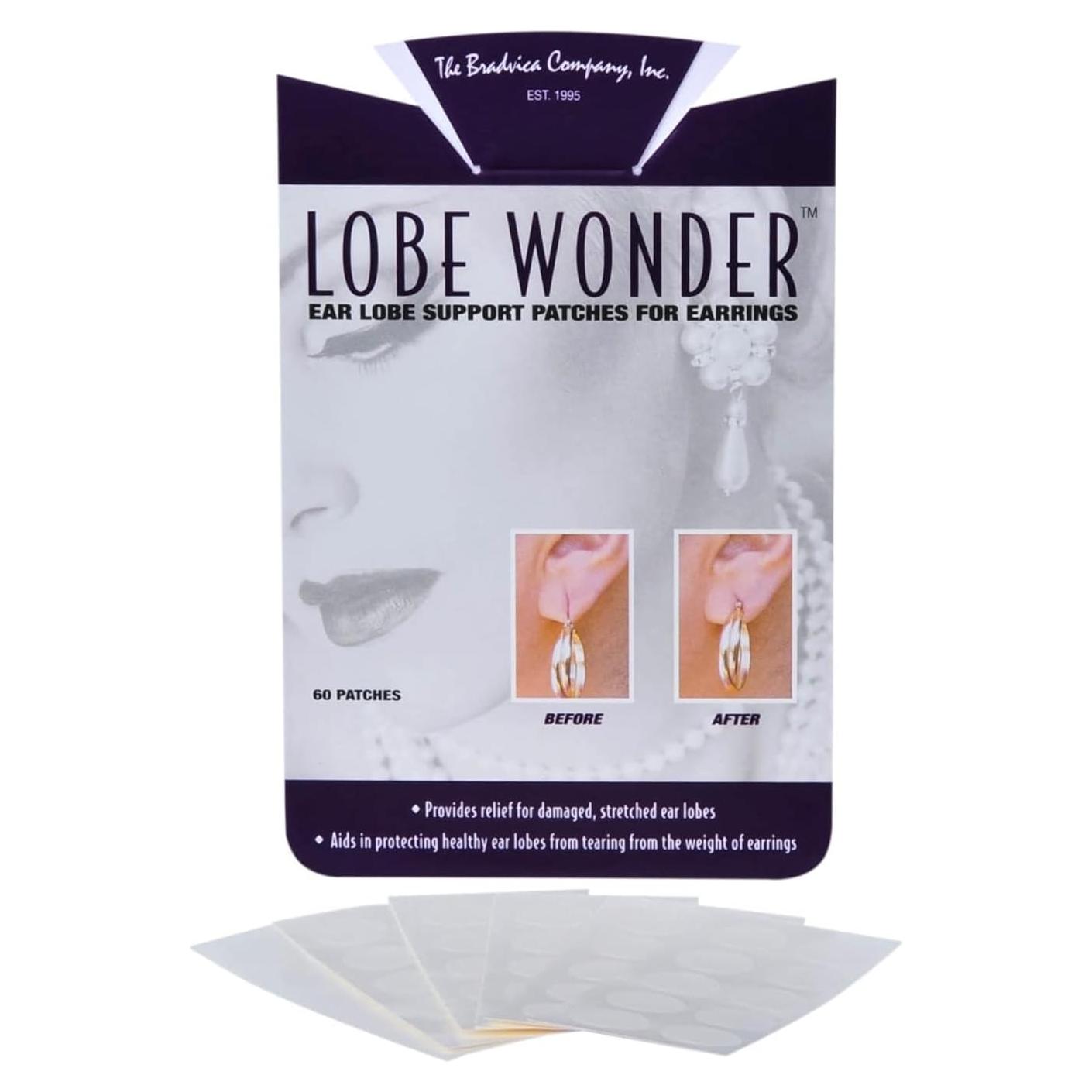 Parches de Soporte para Lóbulos de Oreja Lobe Wonder - 120 Unidades
