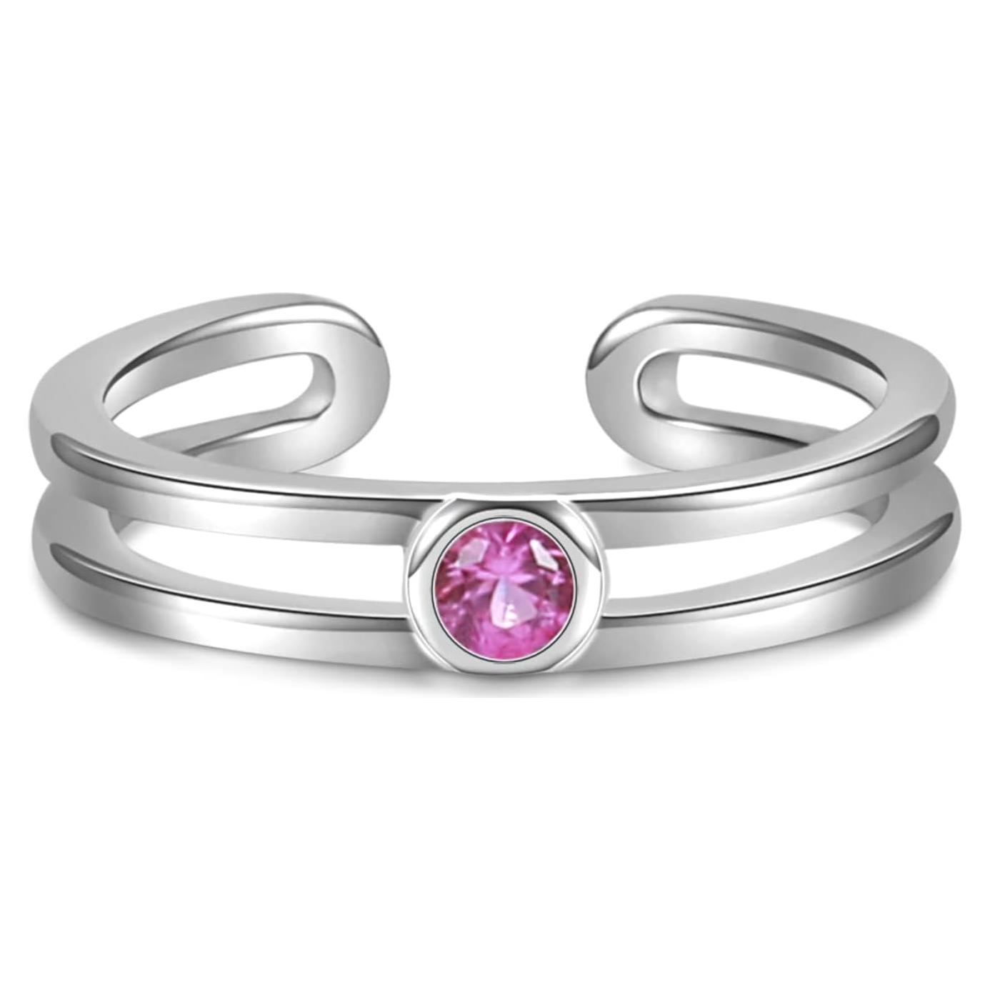 Anillo de dedo del pie ajustable Sariel plata esterlina 925