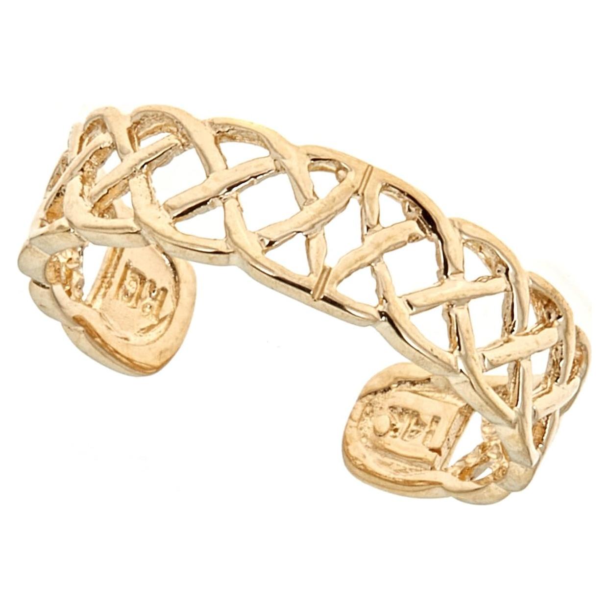 Anillo ajustable de oro 14k Ritastephens para mujer