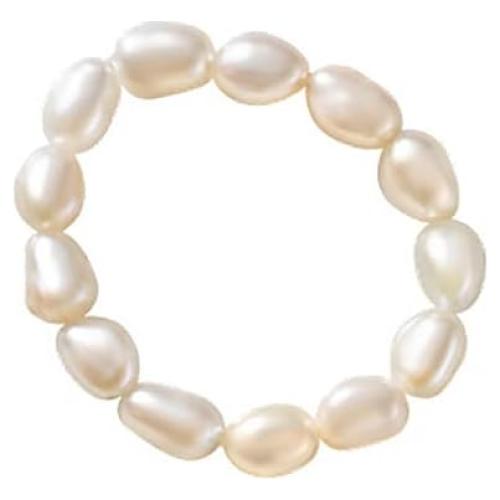 Anillo Ajustable de Perlas Cultivadas ERLOSYA para Mujeres