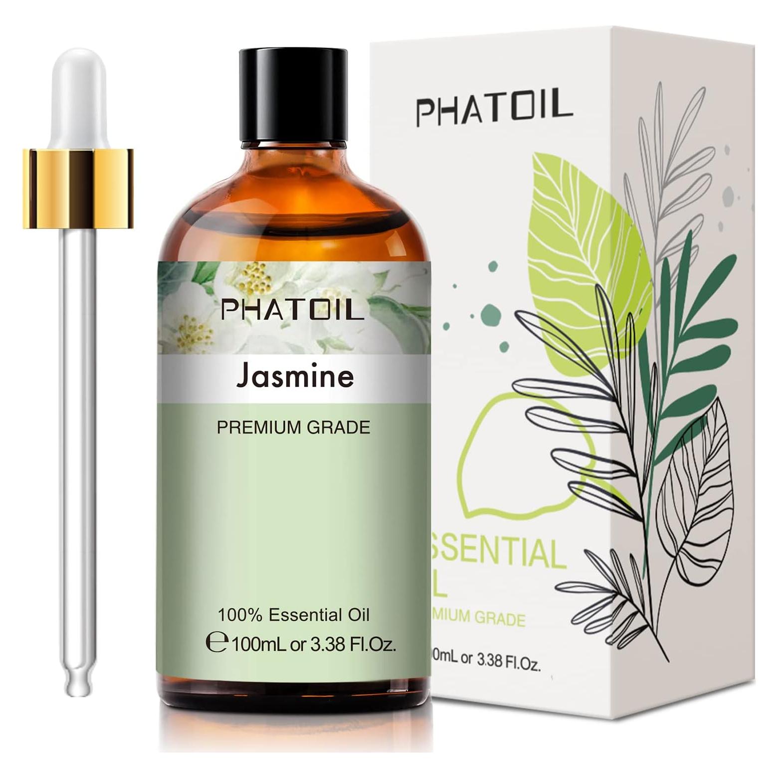 Aceite Esencial de Jazmín 100ml PHATOIL con Gotero