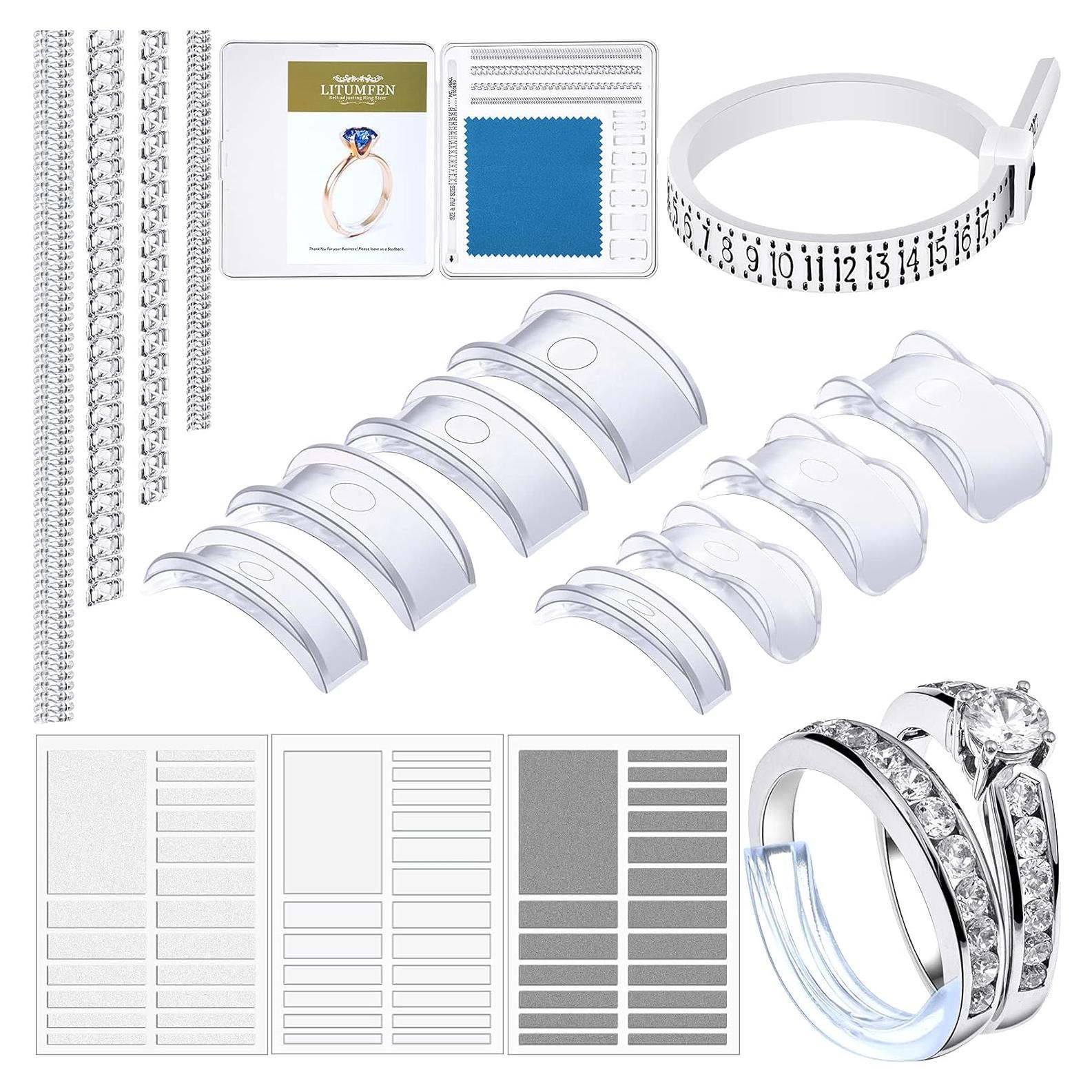 Ajustador de Tamaño de Anillo Hicarer 69 Piezas Transparente