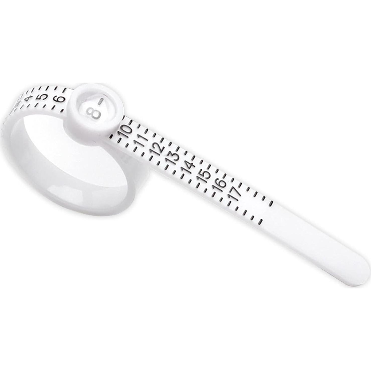 Finger Ring Sizer | Ring Sizer Measuring Set With Magnified Glass - US Size 1-17 Ring Gauges Finger Sizer With Magnified Window, Reusable Ring Measurement Tool For Men And Women