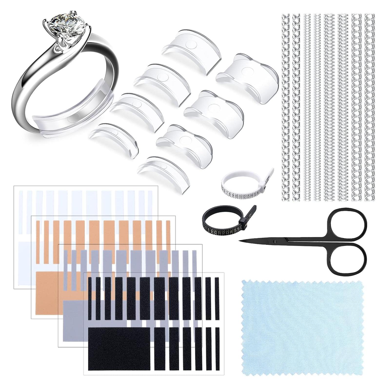 Medidor de Anillos Hicarer 96 Piezas Ajustadores y Herramientas