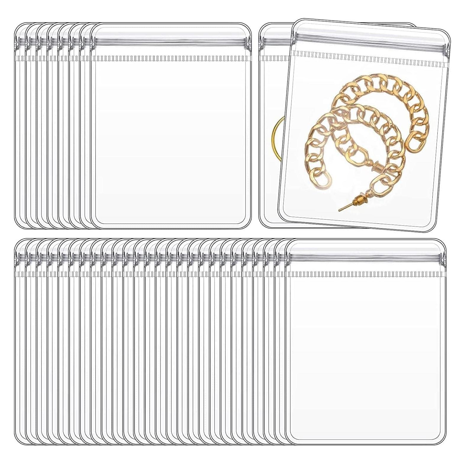 Bolsas de Joyería de PVC GSXRB 100 Piezas 6x8 cm