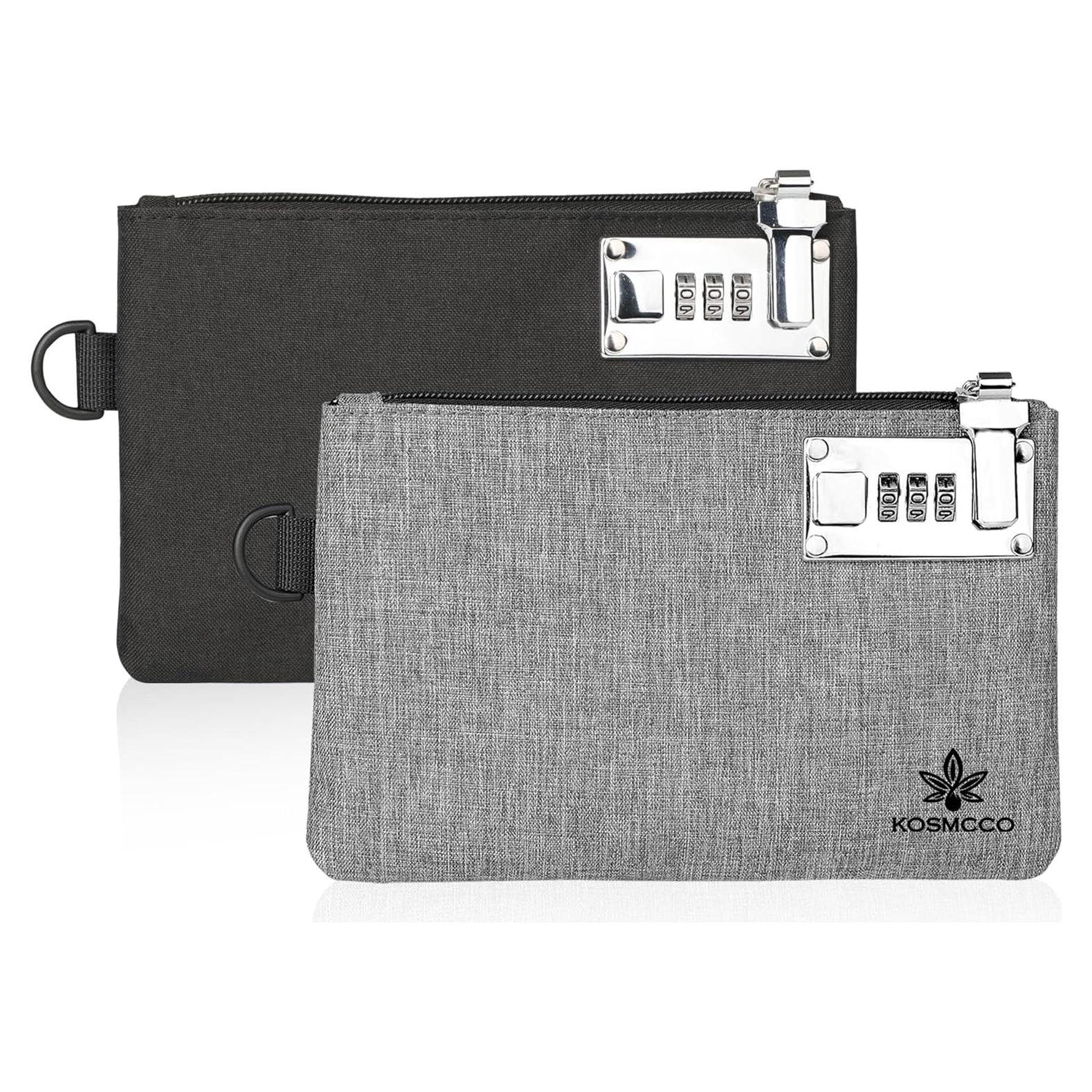 Bolsa de Dinero KOSMCCO con Cerradura 12.7x20.3 cm 2 Pcs