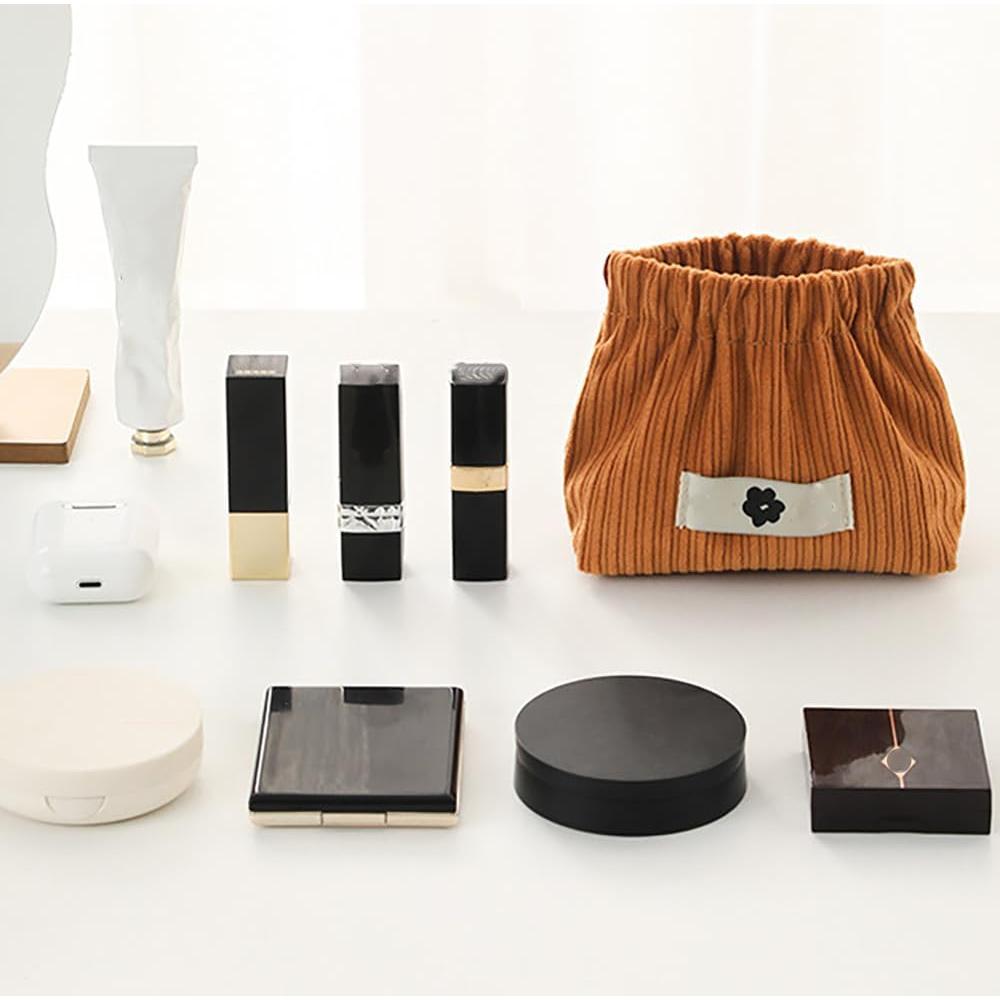Bolsa de Almacenamiento Elástica Corduroy 6PCS - Organizador Cosmético
