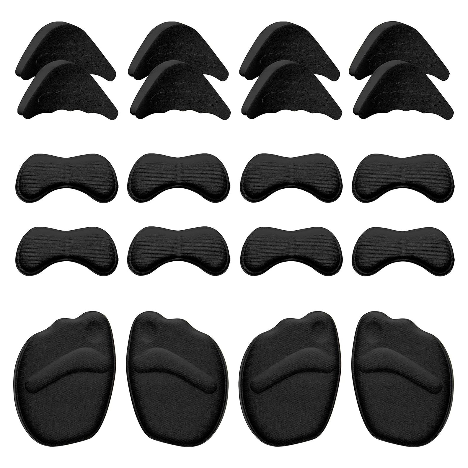 Geyoga Almohadillas para Talones y Dedos - 12 Pares Ajustables