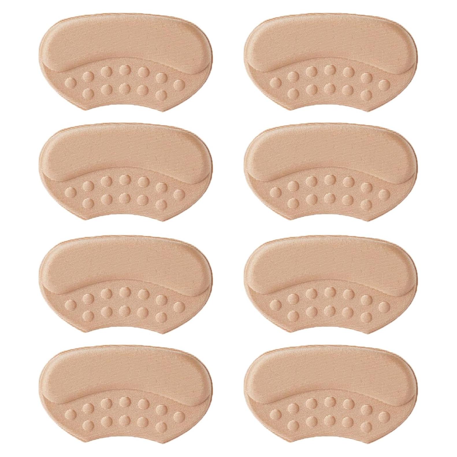 Protectores de talón SPservice 4 pares beige antideslizantes