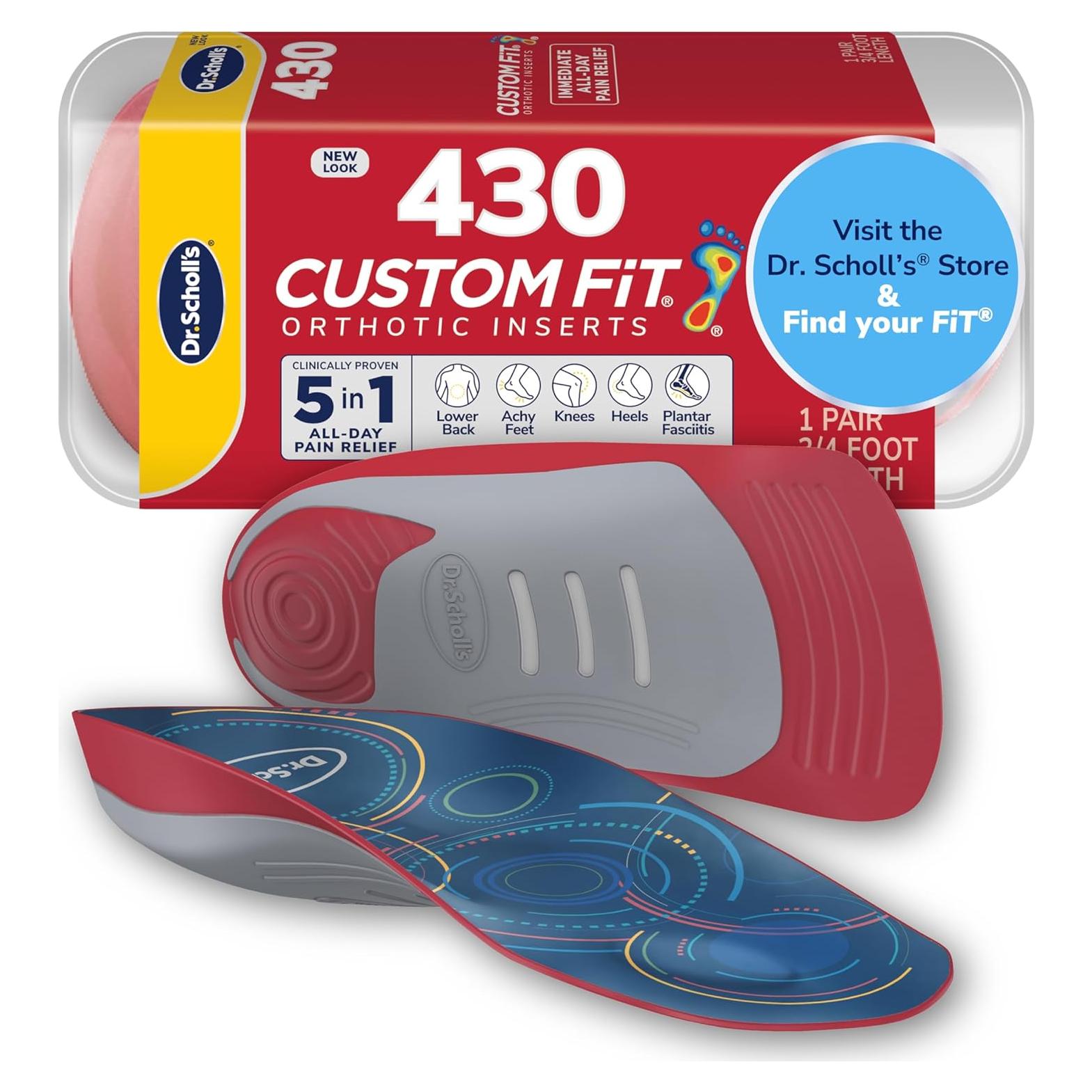 Plantillas ortopédicas Dr. Scholl's CF430 para alivio de dolor