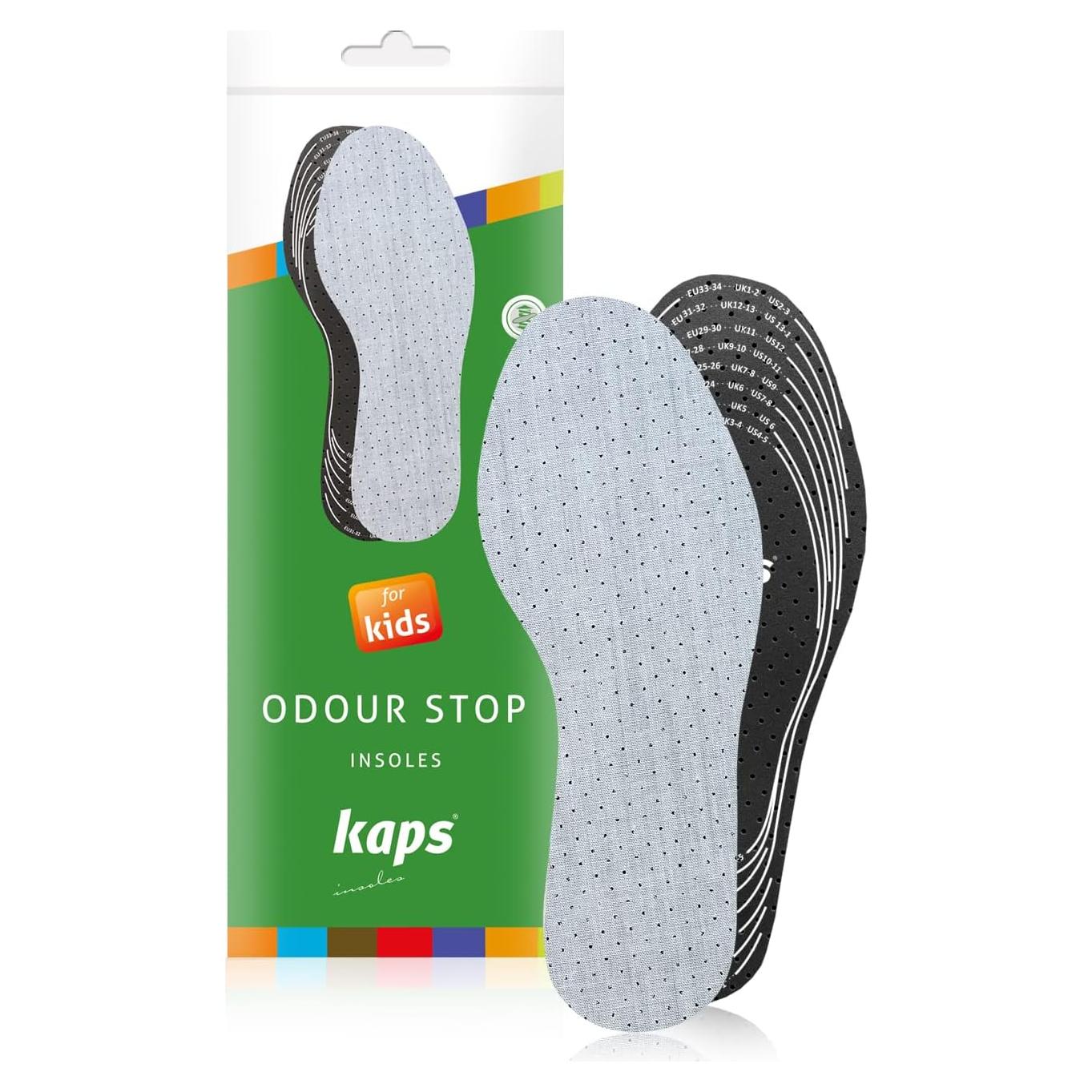 Plantillas para Zapatos Niños Kaps Odour Stop 23 cm Antibacterianas