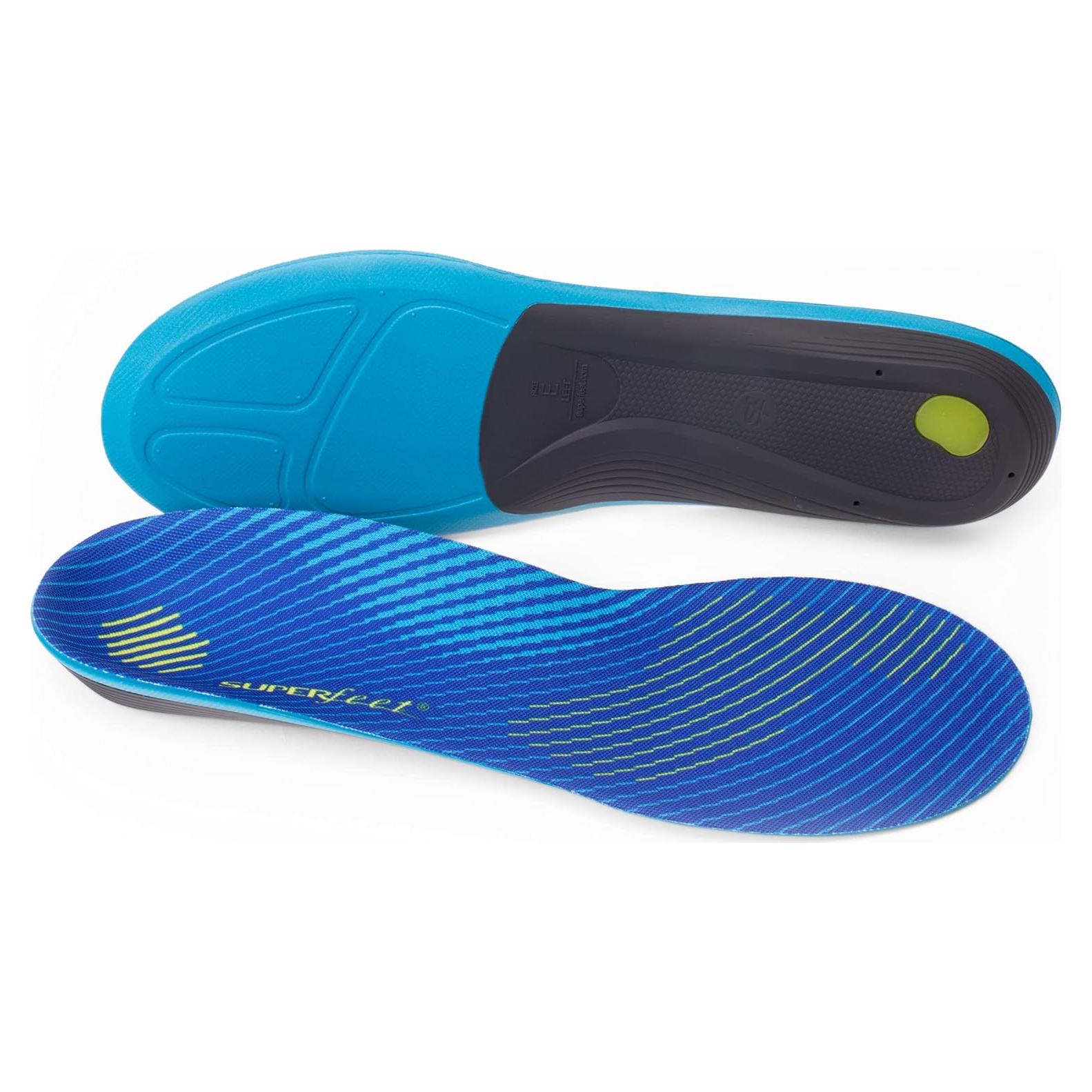 Superfeet Plantillas de Soporte Arco Medio para Correr 7.5-9 H