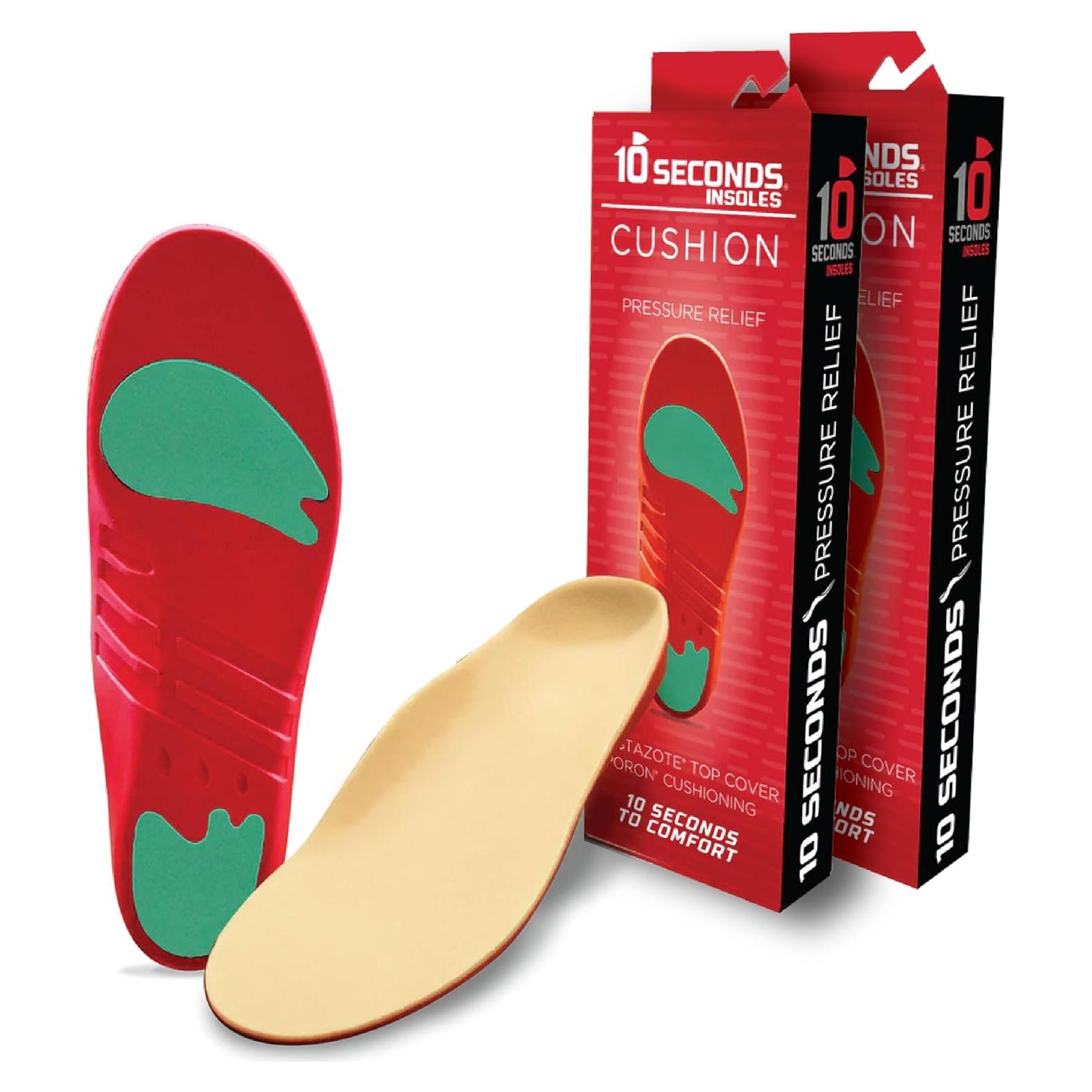 Plantillas Acolchadas 10 Segundos Hickory - Alivio Dolor Pie