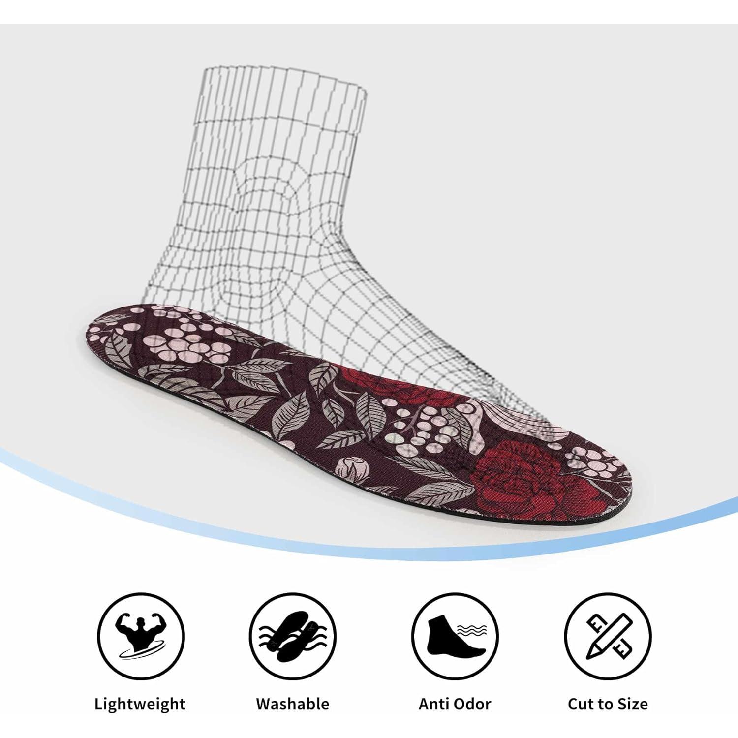 Plantillas Lavables LMHCISO para Zapatos - 3 Pares Multicolor