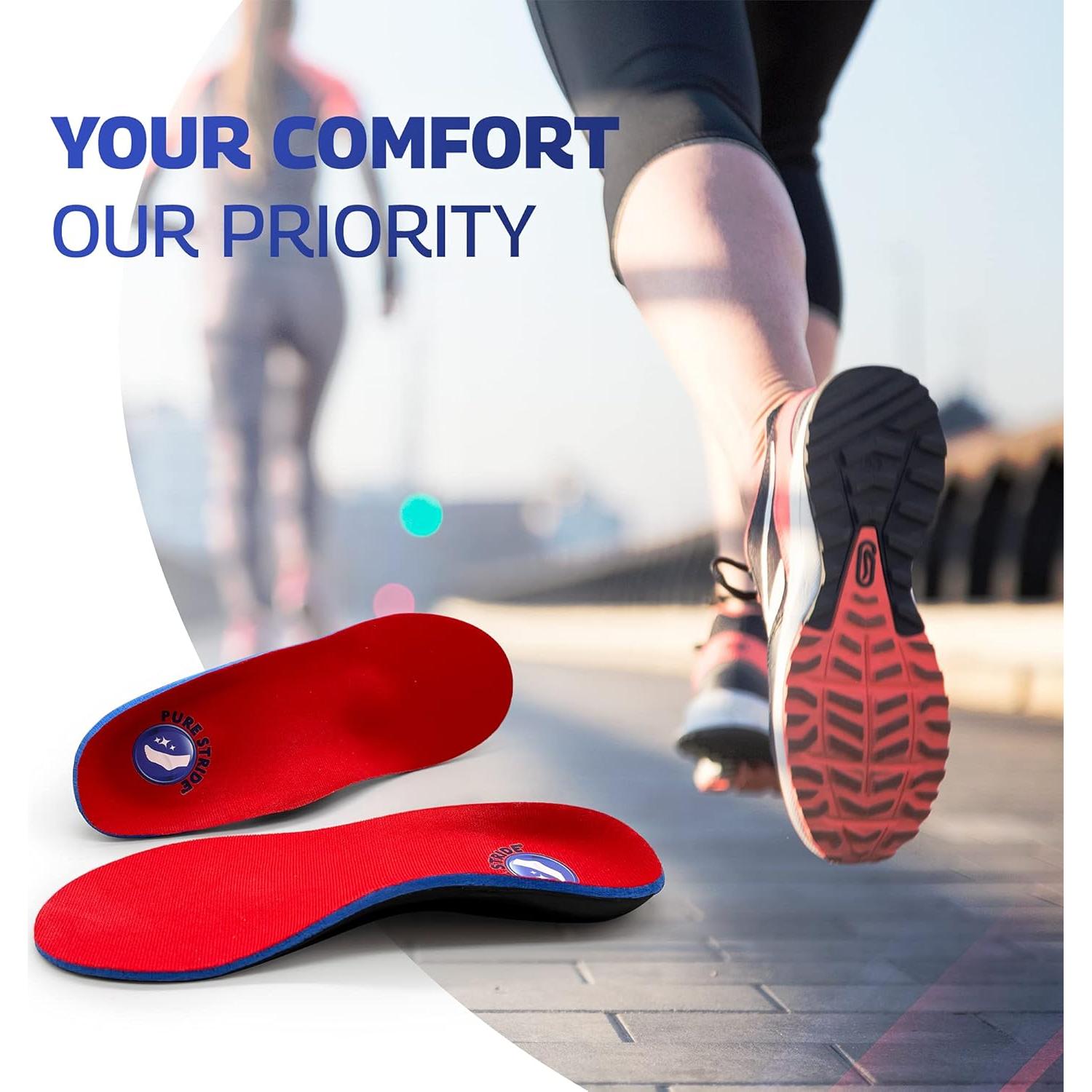 Plantillas Ortopédicas Pure Stride - Alivio Fascitis Plantar