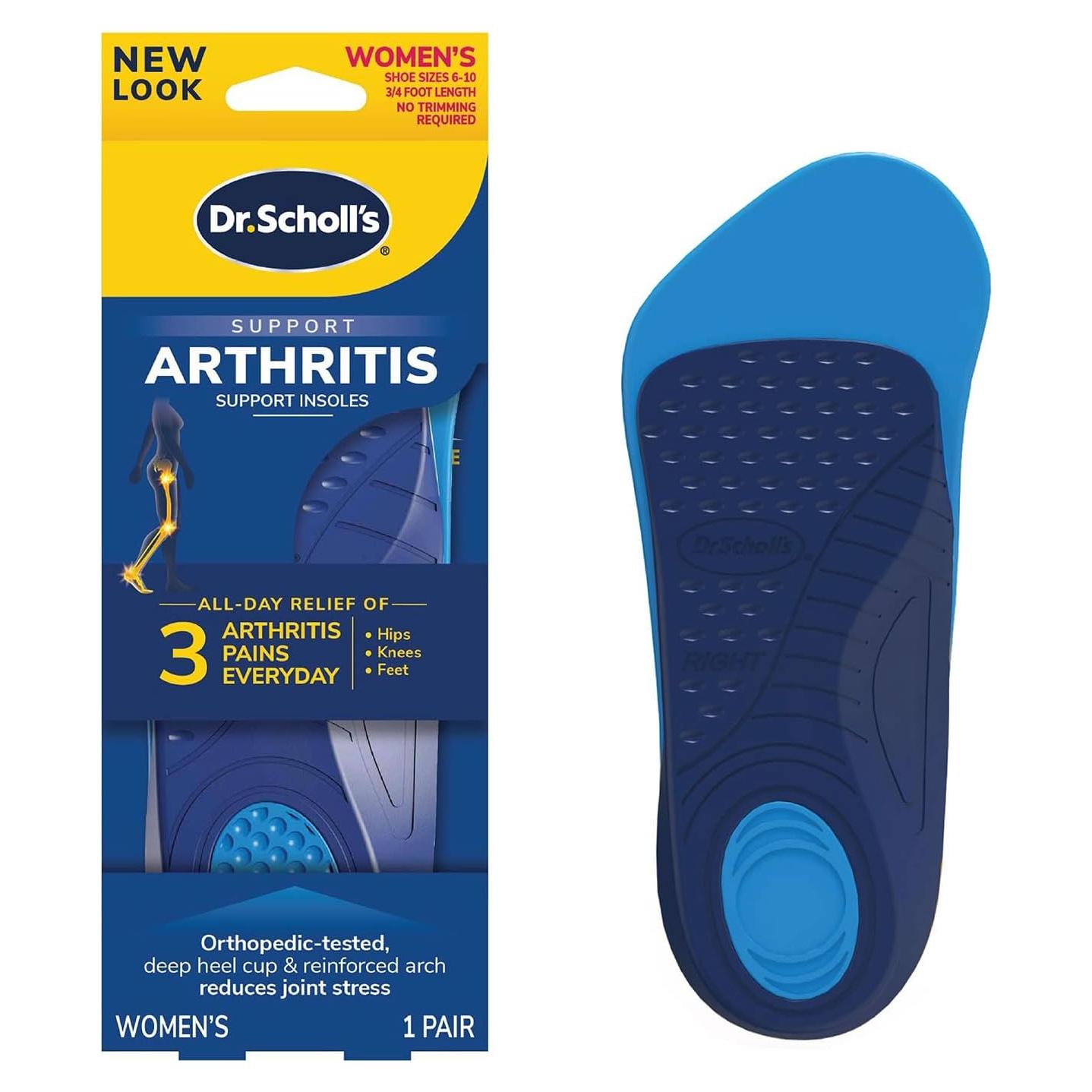 Plantillas de Soporte para Artritis Dr. Scholl's Mujeres 1 Par