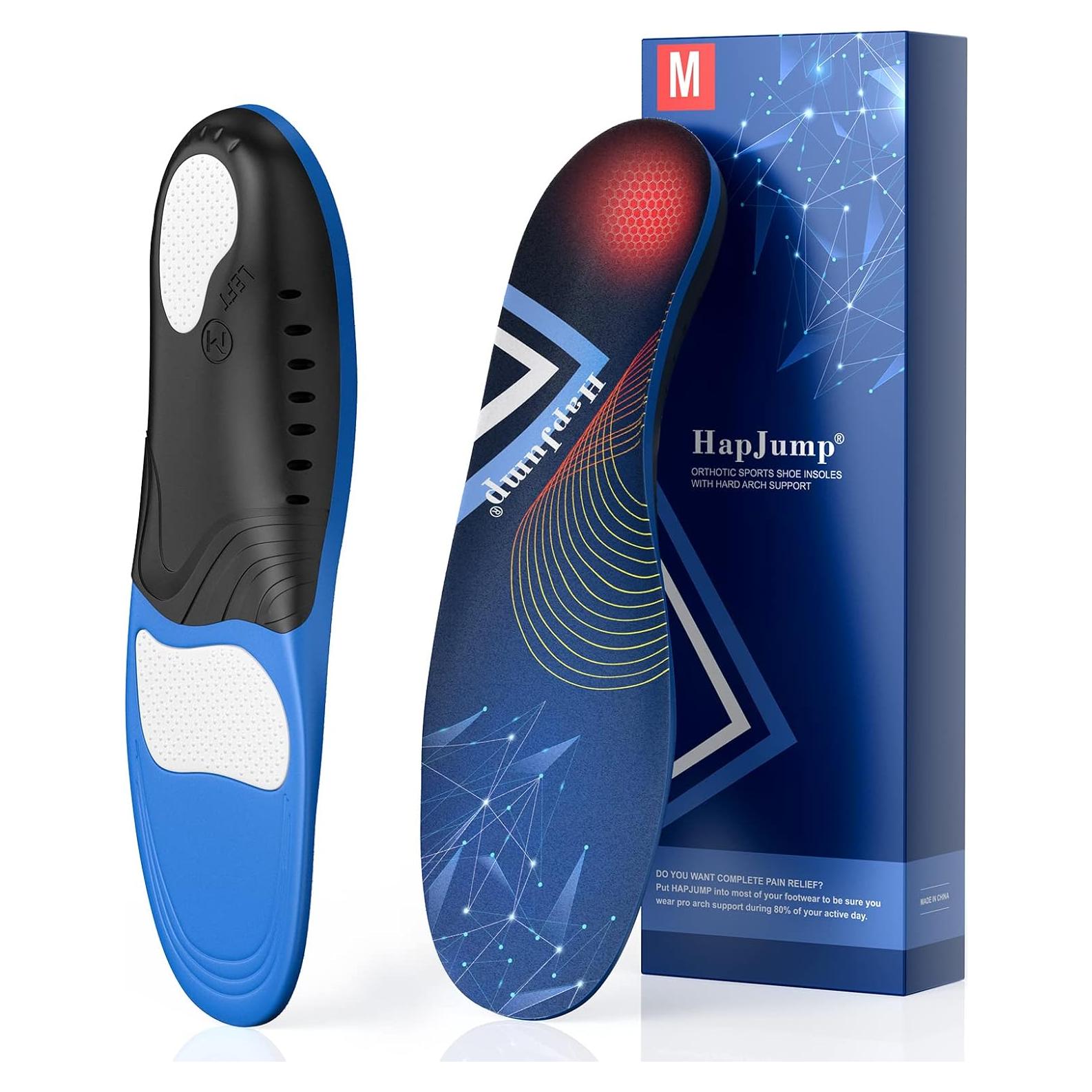 Plantillas Ortopédicas HapJump para Fascitis Plantar - Soporte Arco M