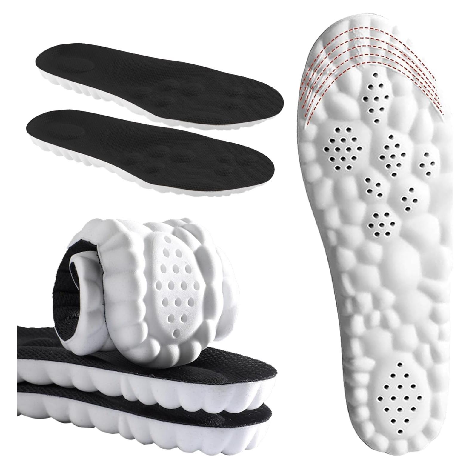 Plantillas 4D Cloud DWTWLE de espuma viscoelástica para hombres y mujeres