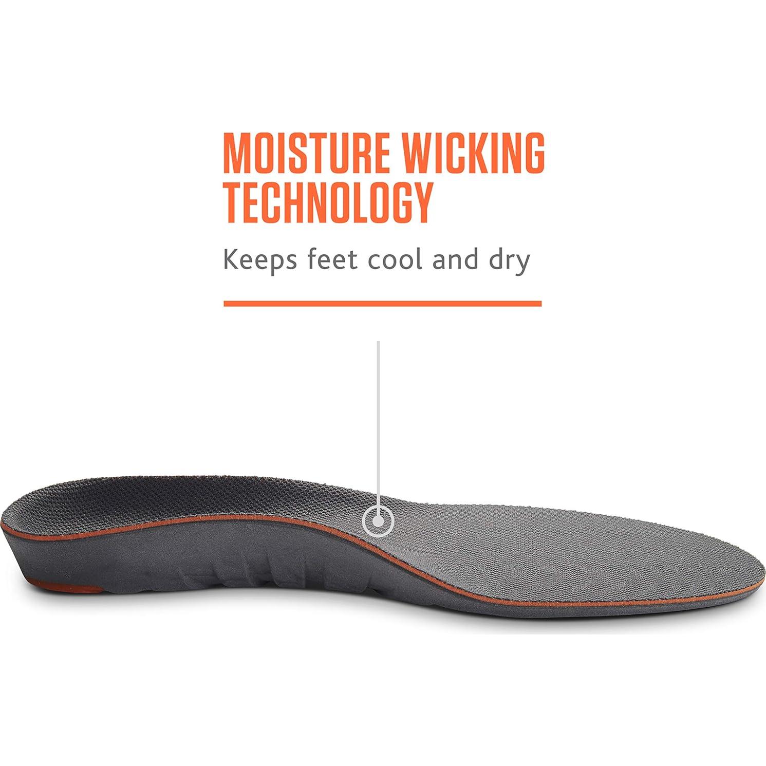 Plantillas Sof Sole para Alto Arco Mujeres 8-11 Gris