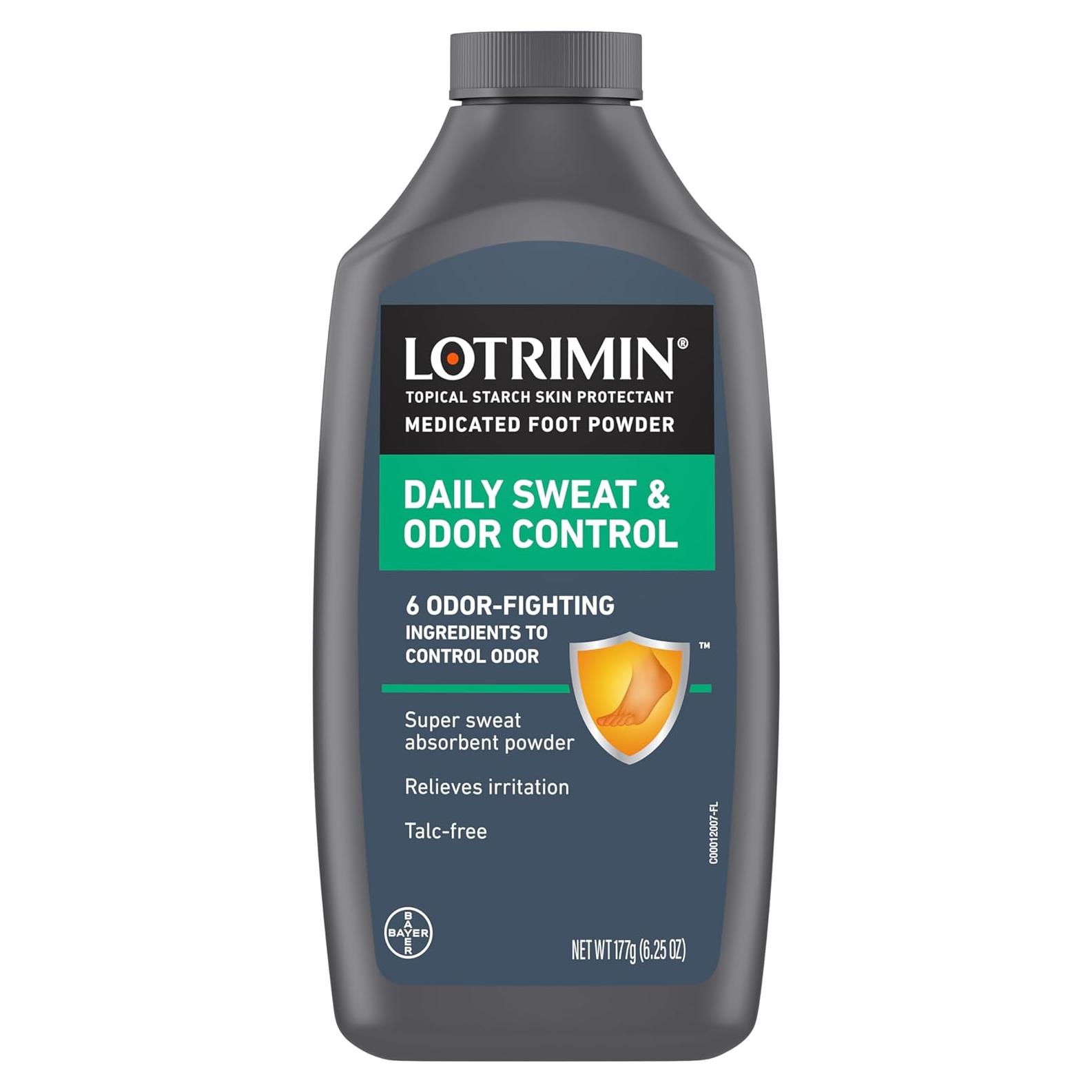 Lotrimin Polvo Medicado para Pies 177g - Control de Sudor y Olor