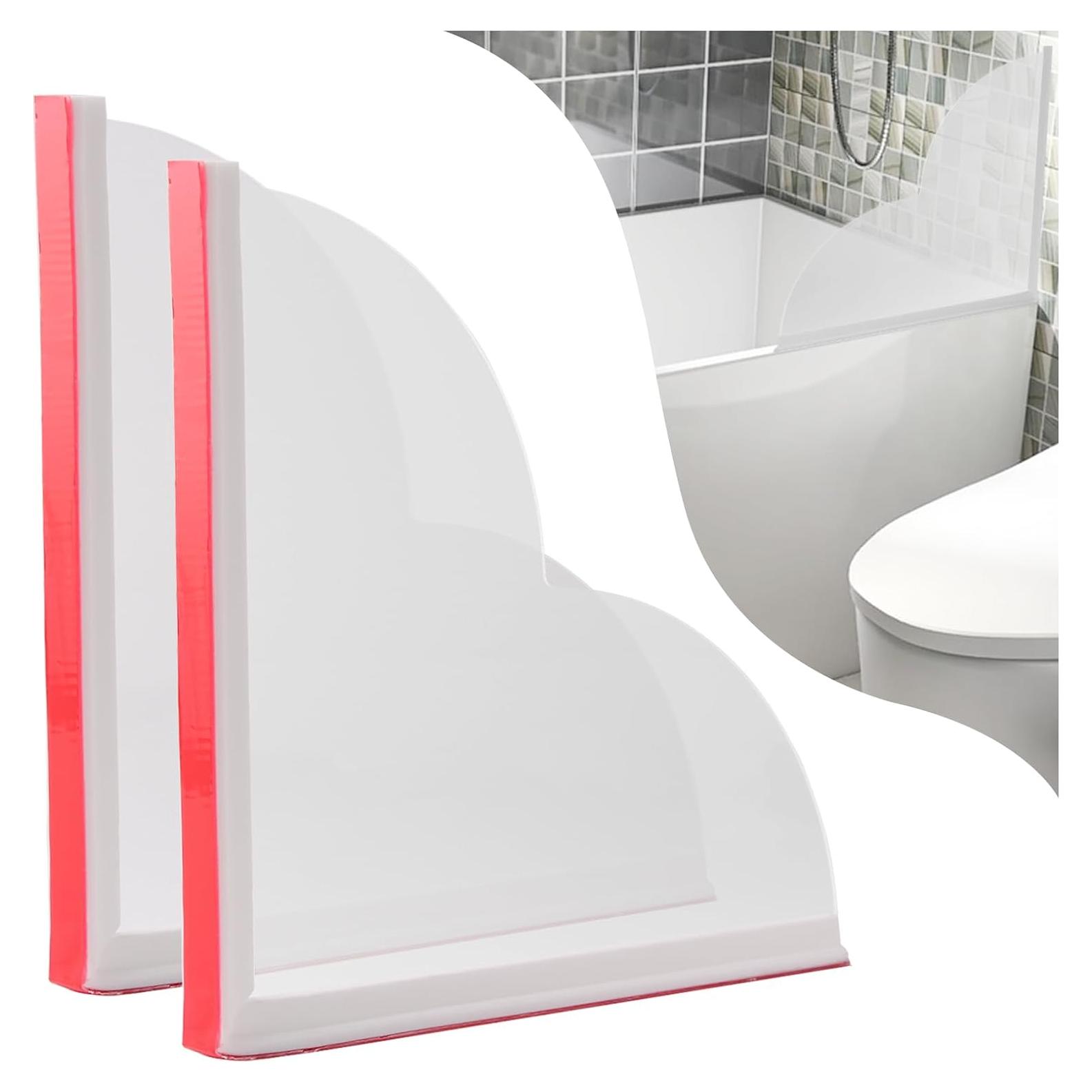 Paquete de 2 Protectores de Salpicaduras Ducha CHIAOJIHE 23.5x23.5cm