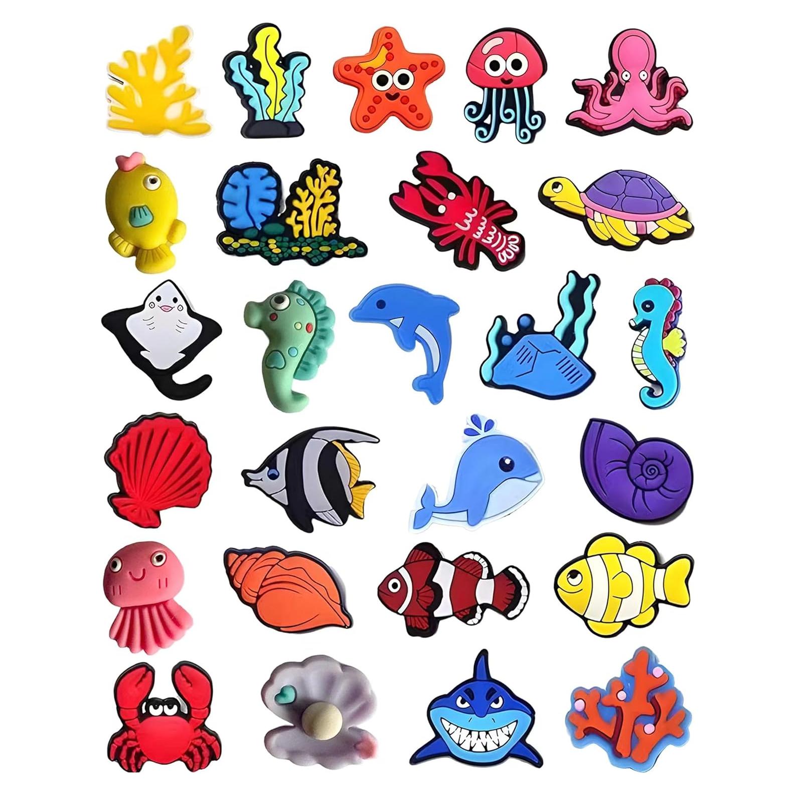 Encantos de Zapatos BOWNDY Animales Marinos para Clog