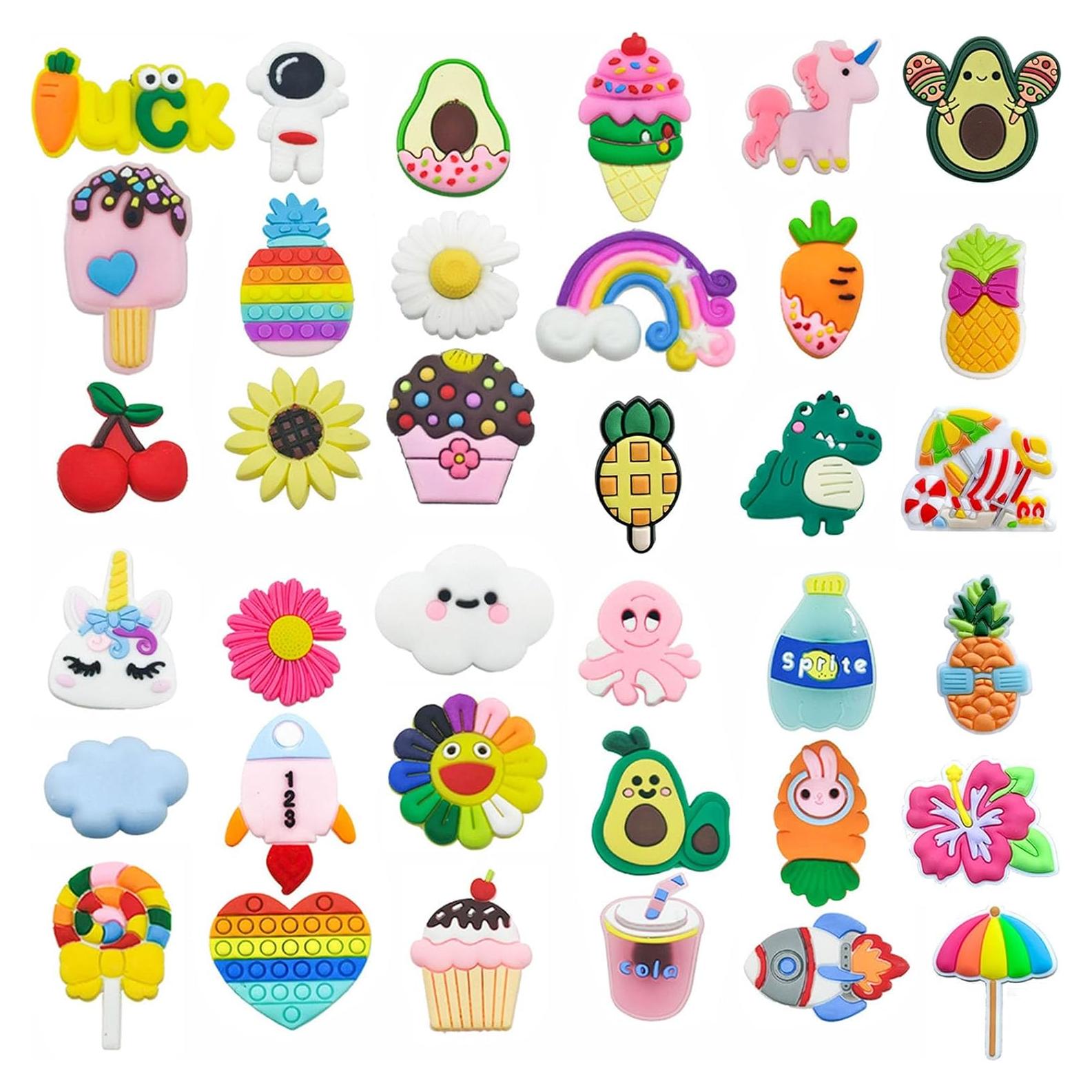 37 Encantos para Zapatos Varazz - Decoración Niñas y Adolescentes