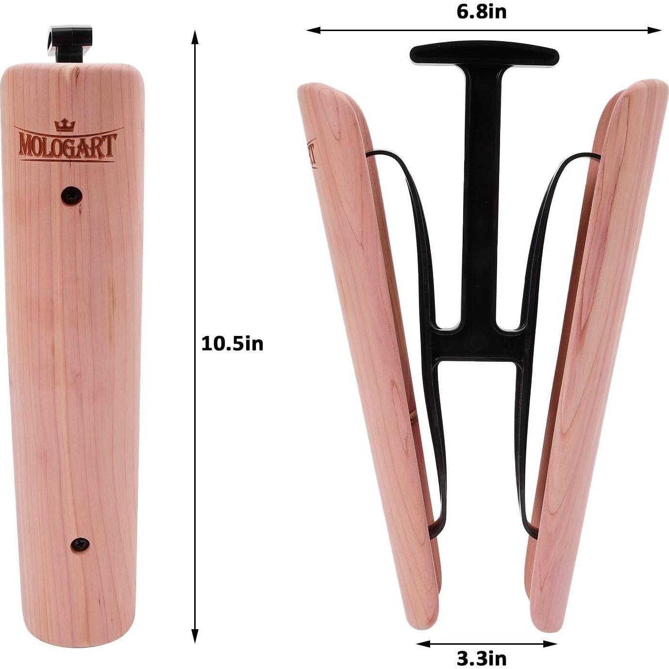 Soporte para Botas de Media Pantorrilla de Cedro Rojo - Unisex