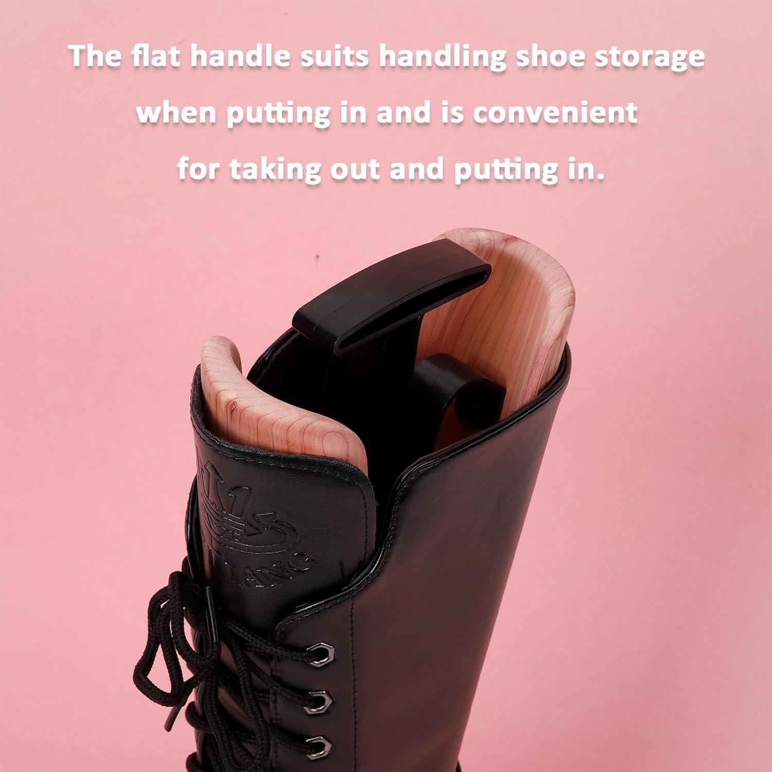 Soporte para Botas de Media Pantorrilla de Cedro Rojo - Unisex