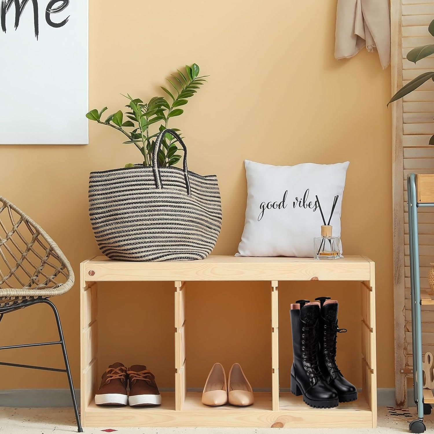 Soporte para Botas de Media Pantorrilla de Cedro Rojo - Unisex