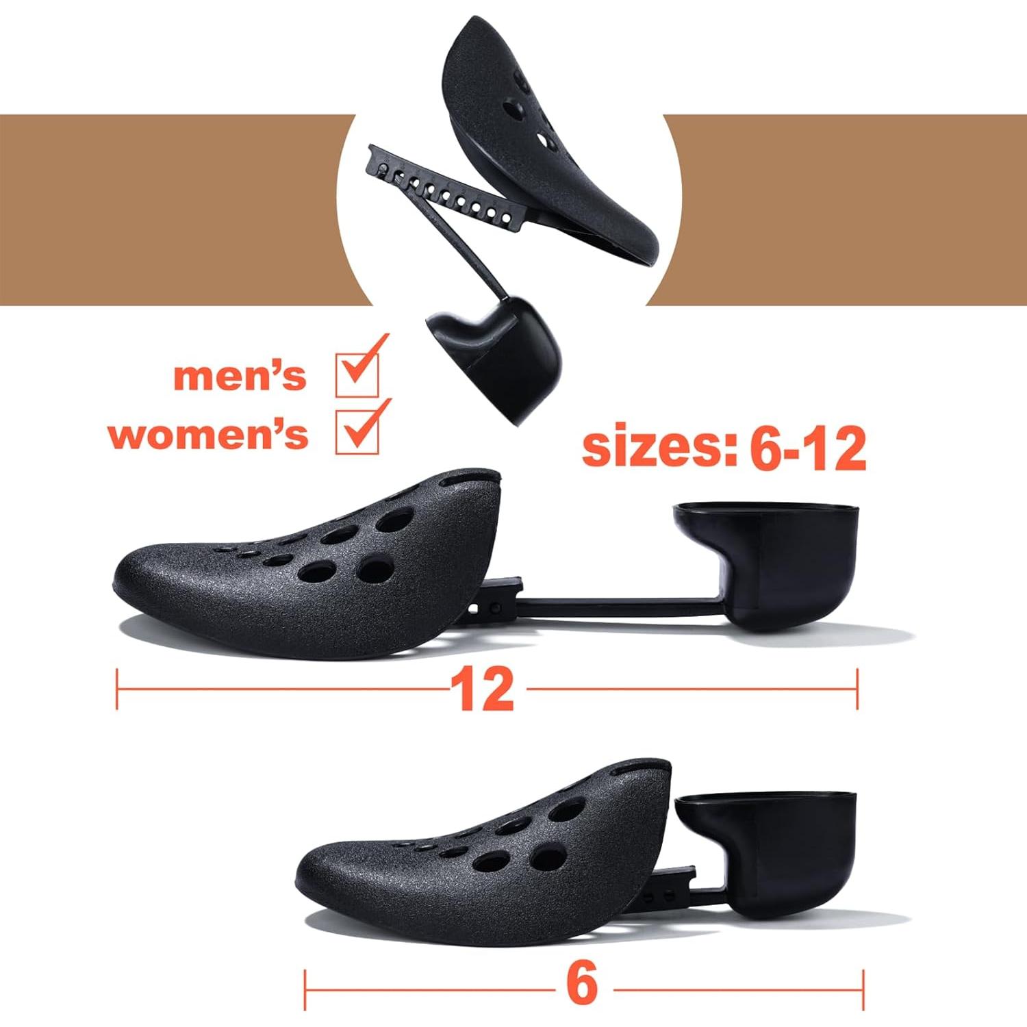 Árbol de Zapatos Ajustable Unisex 6-12 - Soporte de Calzado