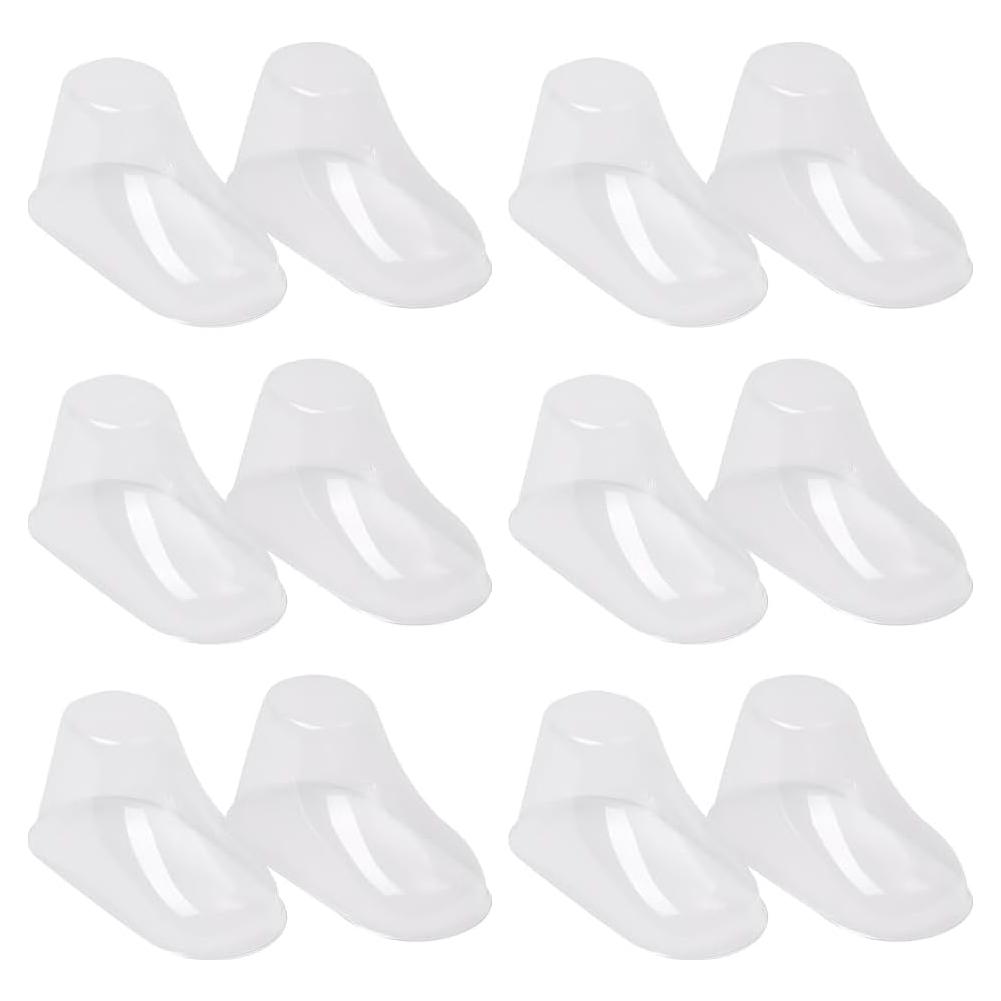 50 Moldes de Plástico para Botas de Bebé ccHuDE 8x4x4cm