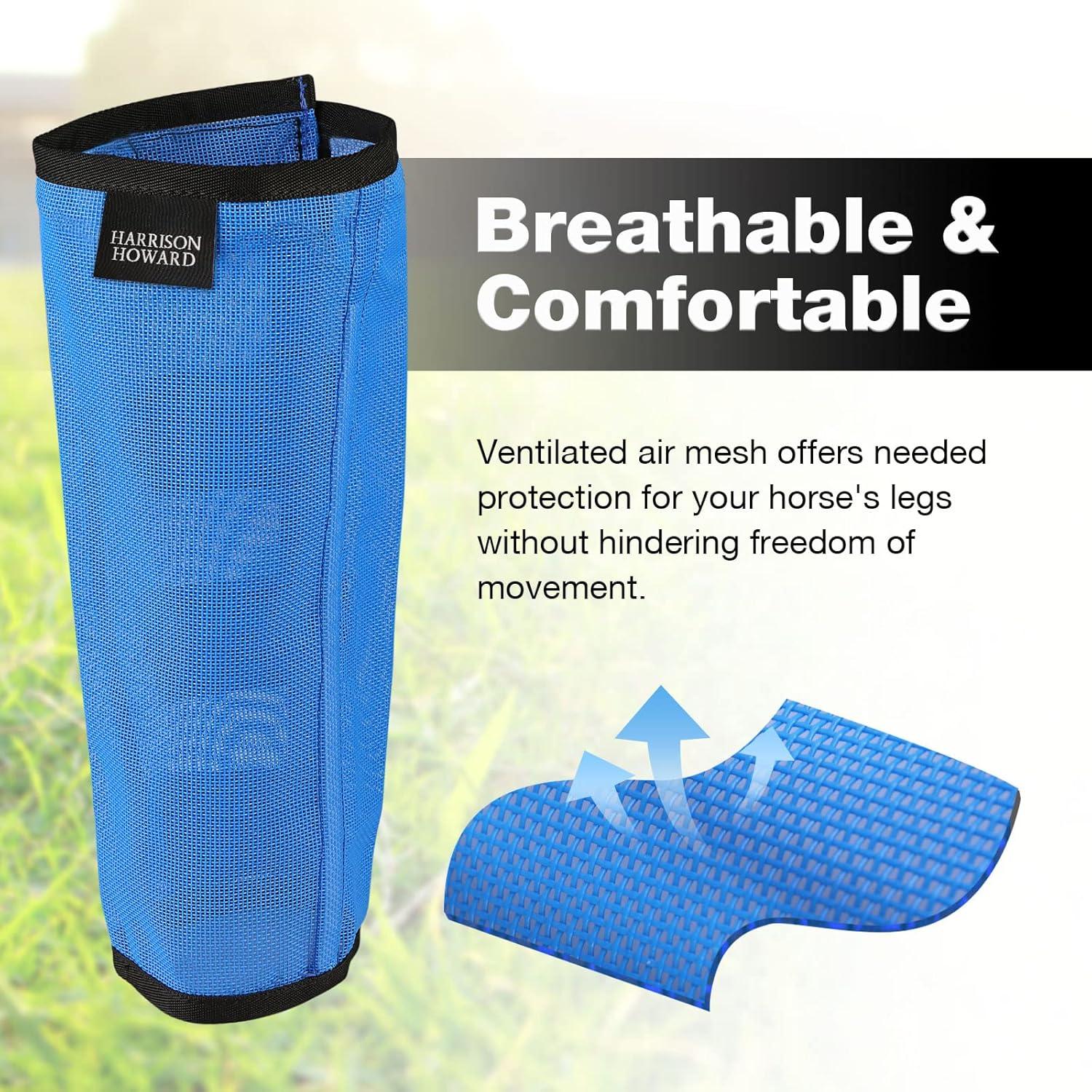 Botas de Mosca Harrison Howard Medianas Azul Cielo UV 4 Piezas