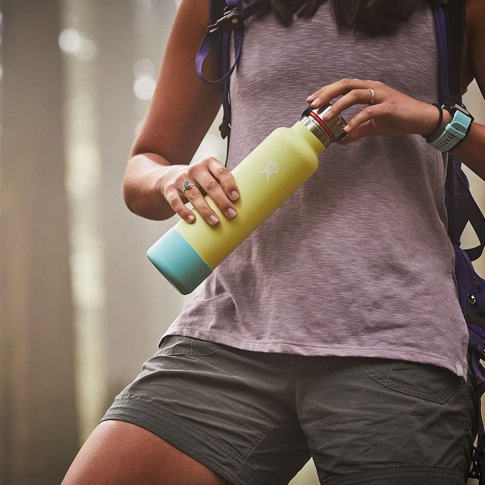 Botín de Silicona Hydro Flask Azul Cascade para 0.95L y 1.18L