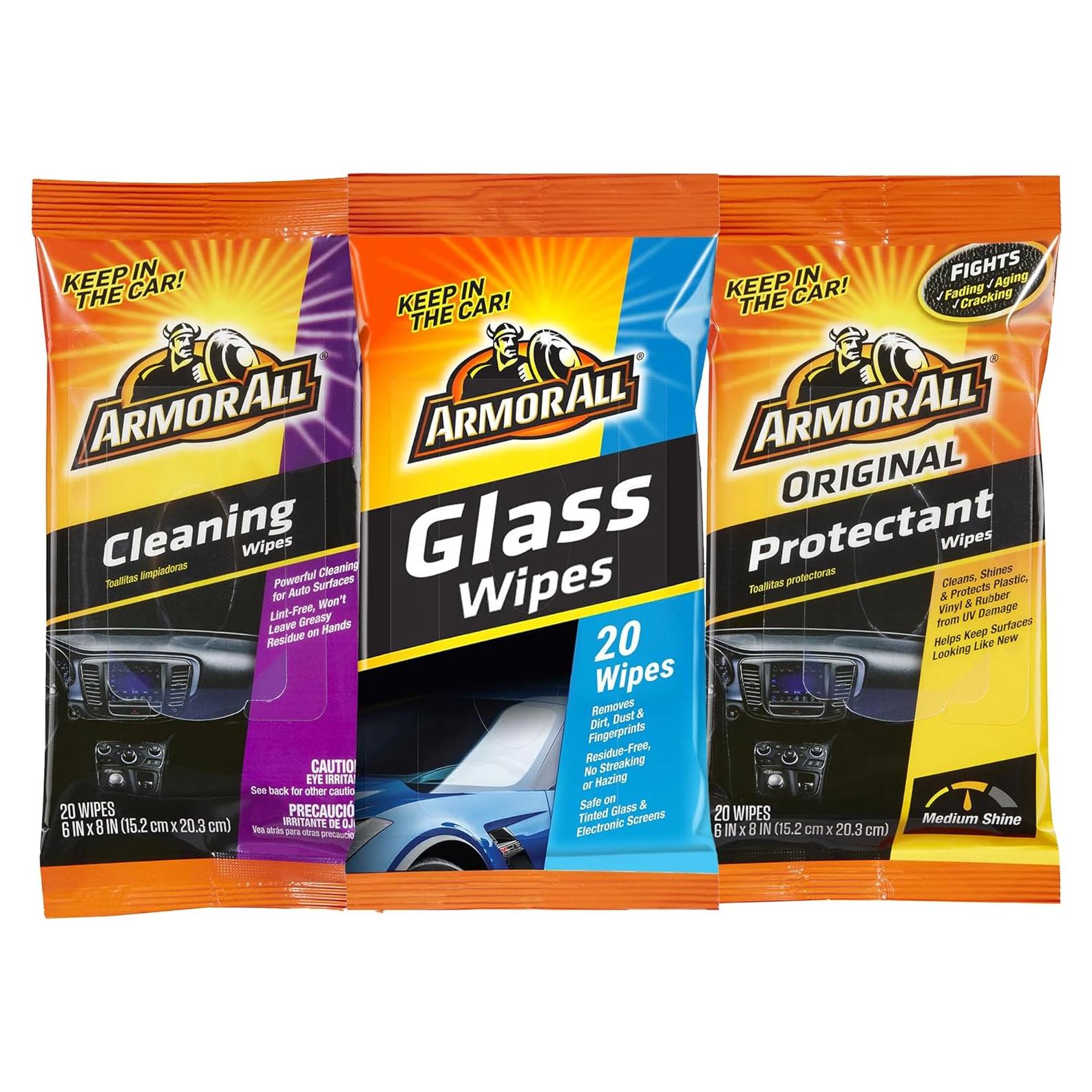 Toallitas Armor All 60 Unidades - Protector, Limpieza y Cristales